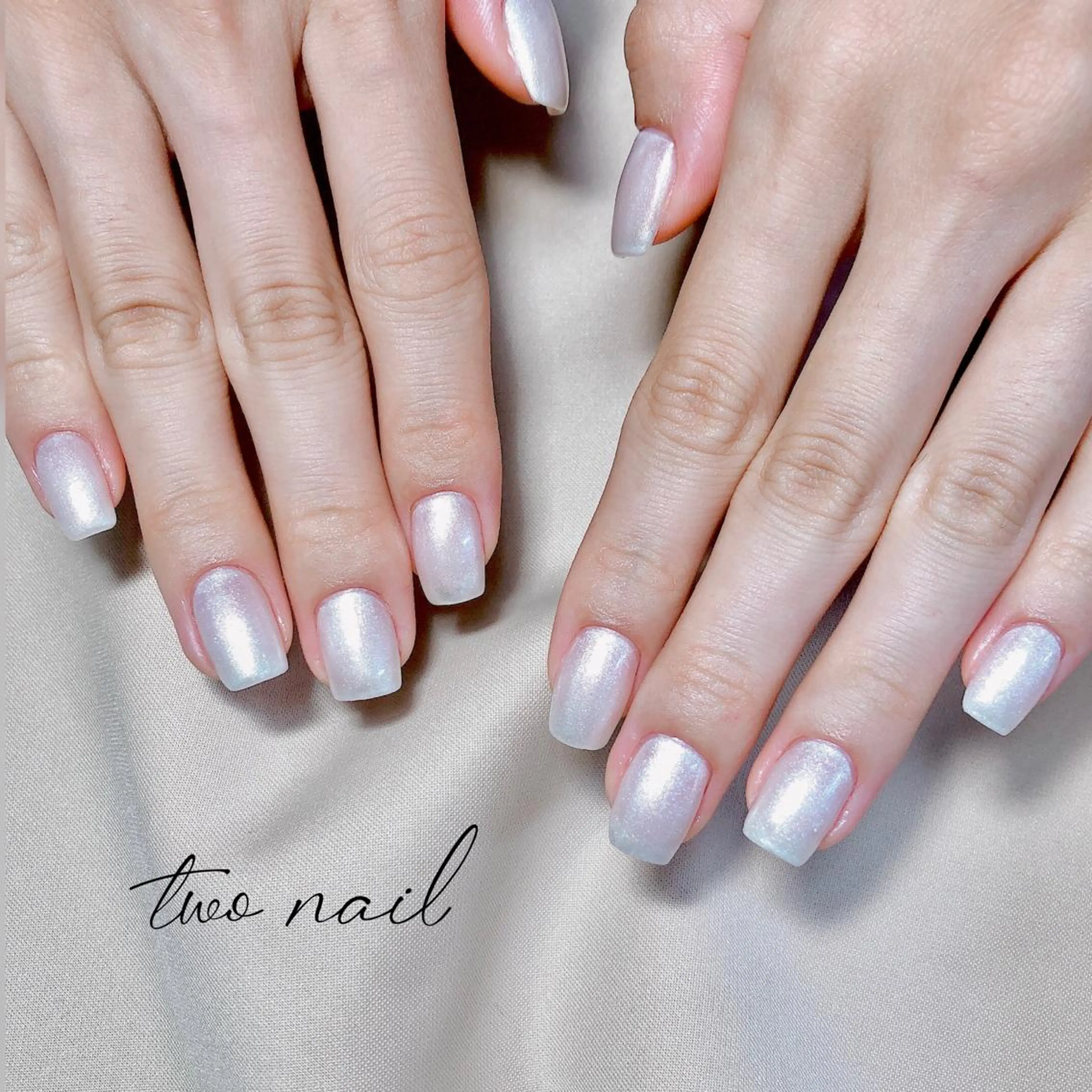 ネイル アートネイル フットネイル ハート ニュアンスネイル ホワイト ハンドネイル two nailのネイルデザイン