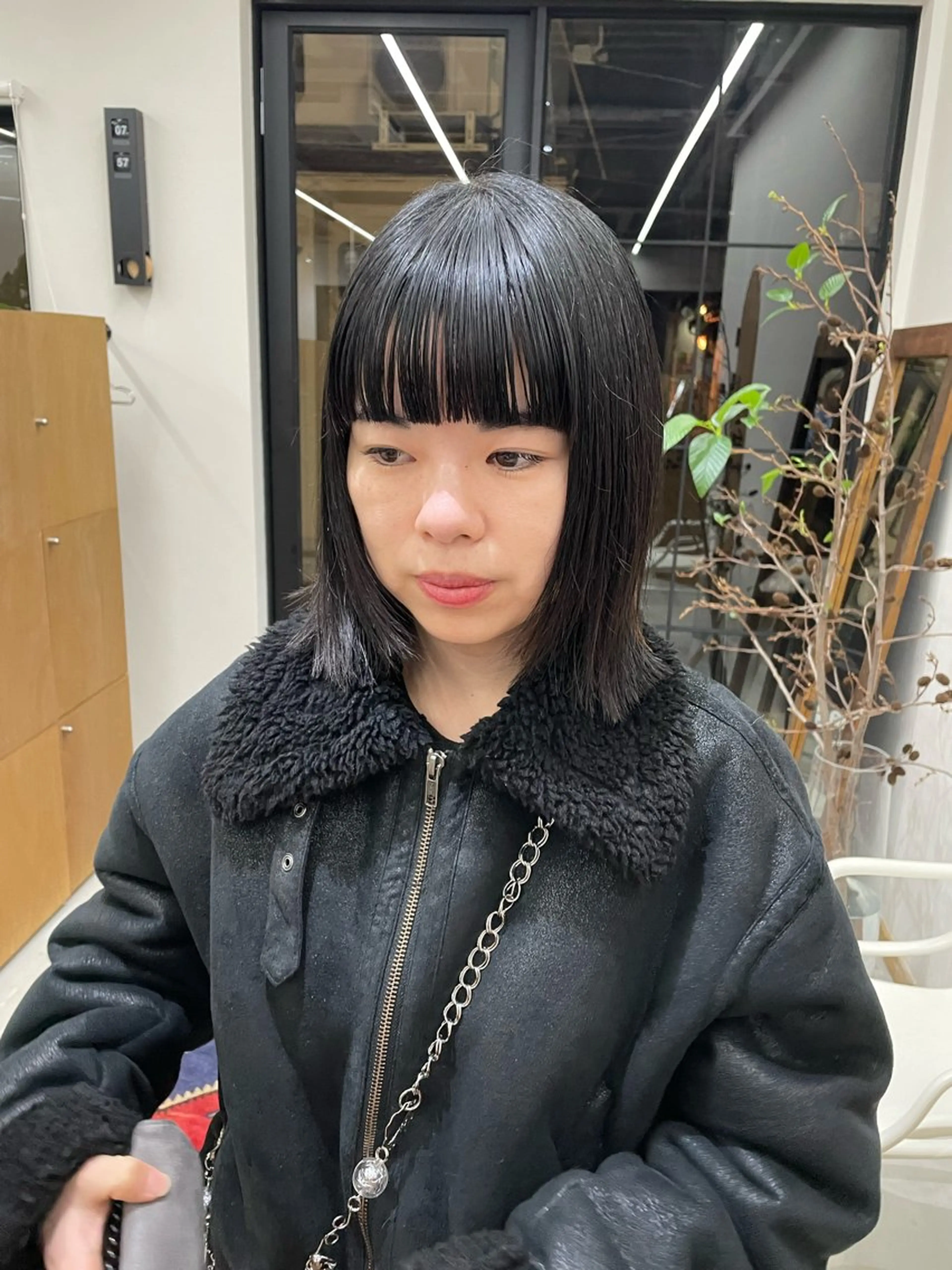 ミディアム カラー パーマ ヘアアレンジ メンズ メンズブリーチ ブリーチ ダブルカラー ブリーチなしカラー カット ヘアカラー トリートメント tatsumi/ボブ ウルフ/レイヤーのヘアスタイル