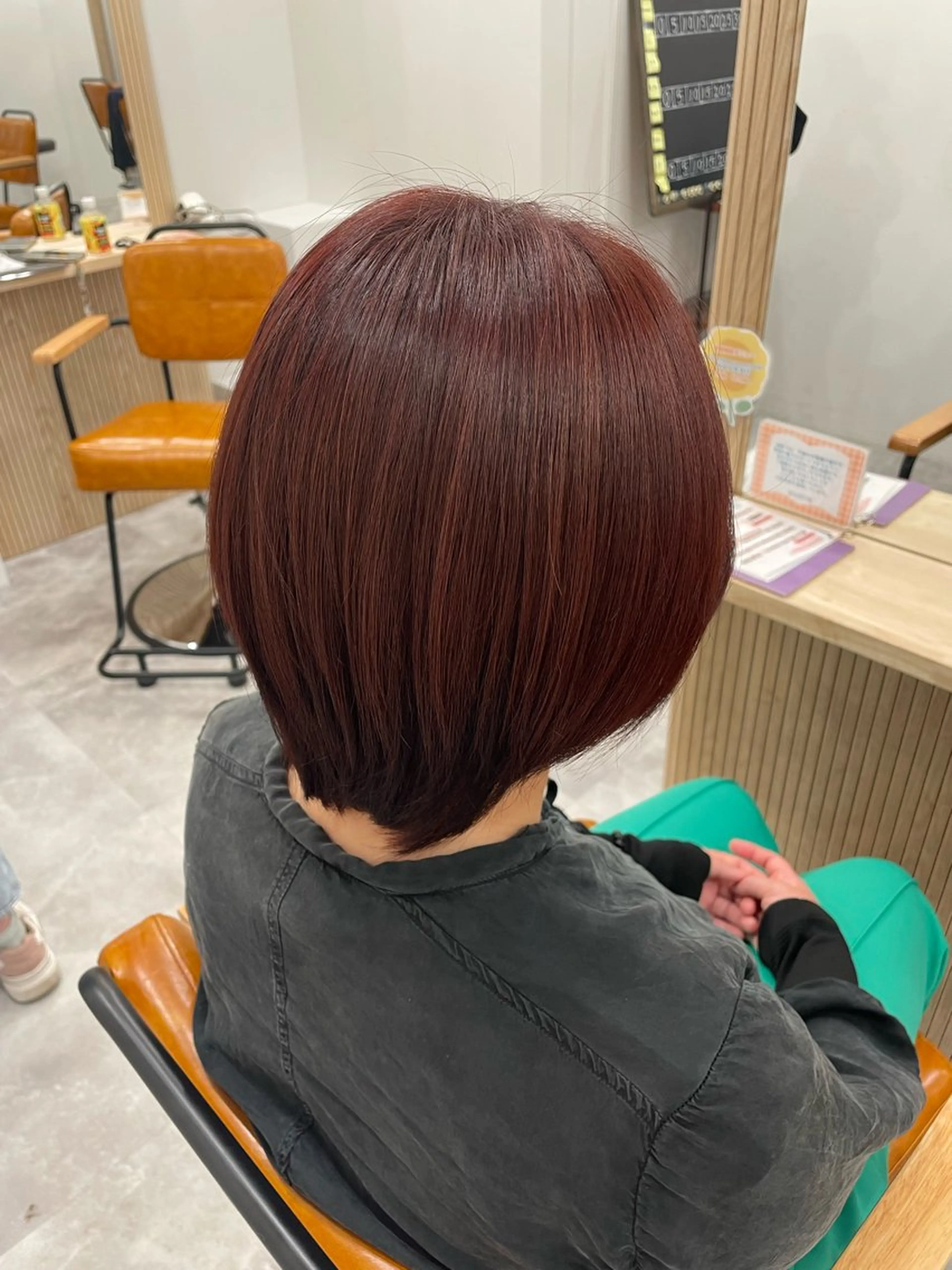 ブリーチなしピンク系カラー🎀🫧の写真