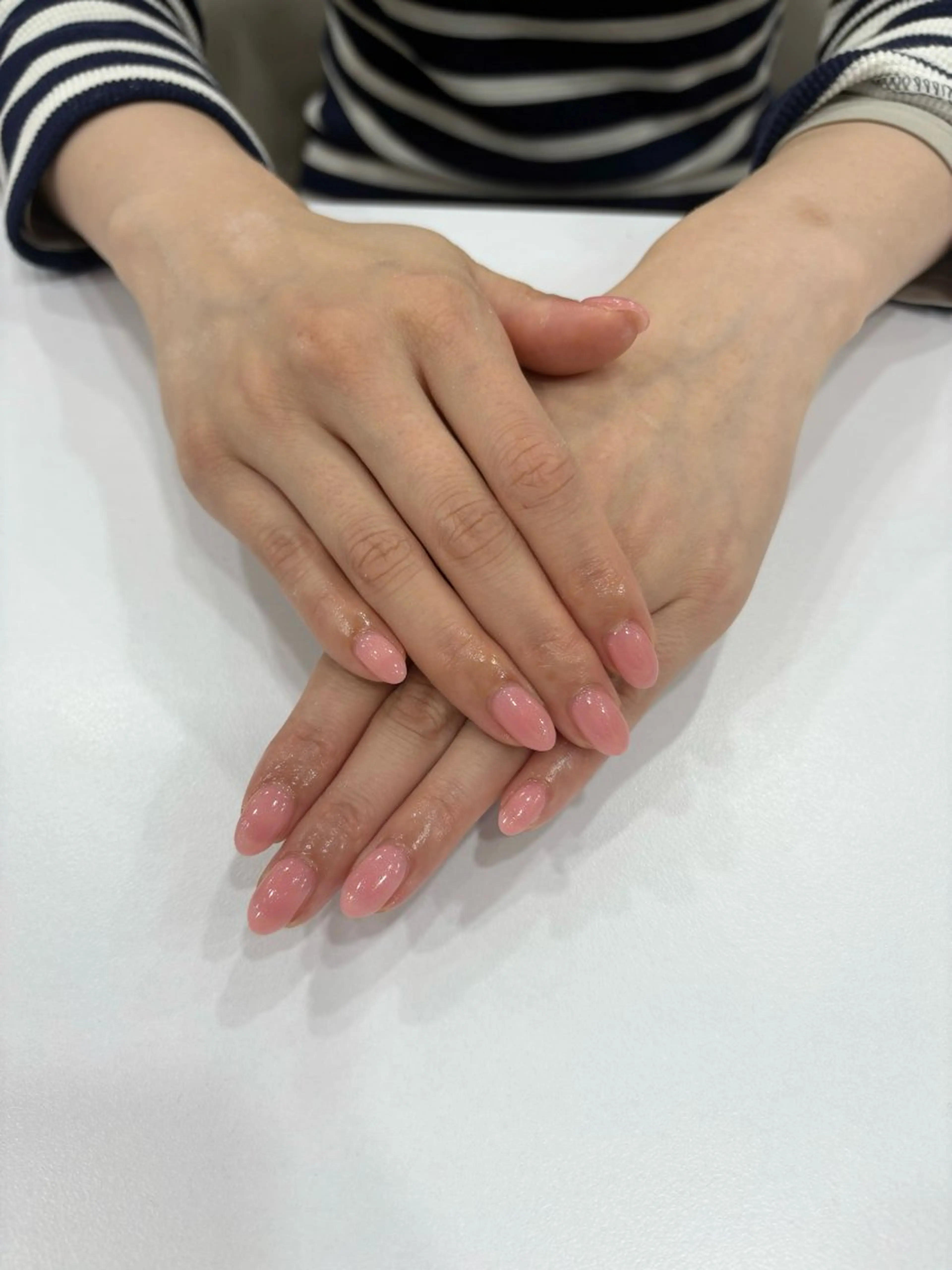 ネイル ラメ(グリッター) ピンク 大久保 和音のネイルデザイン