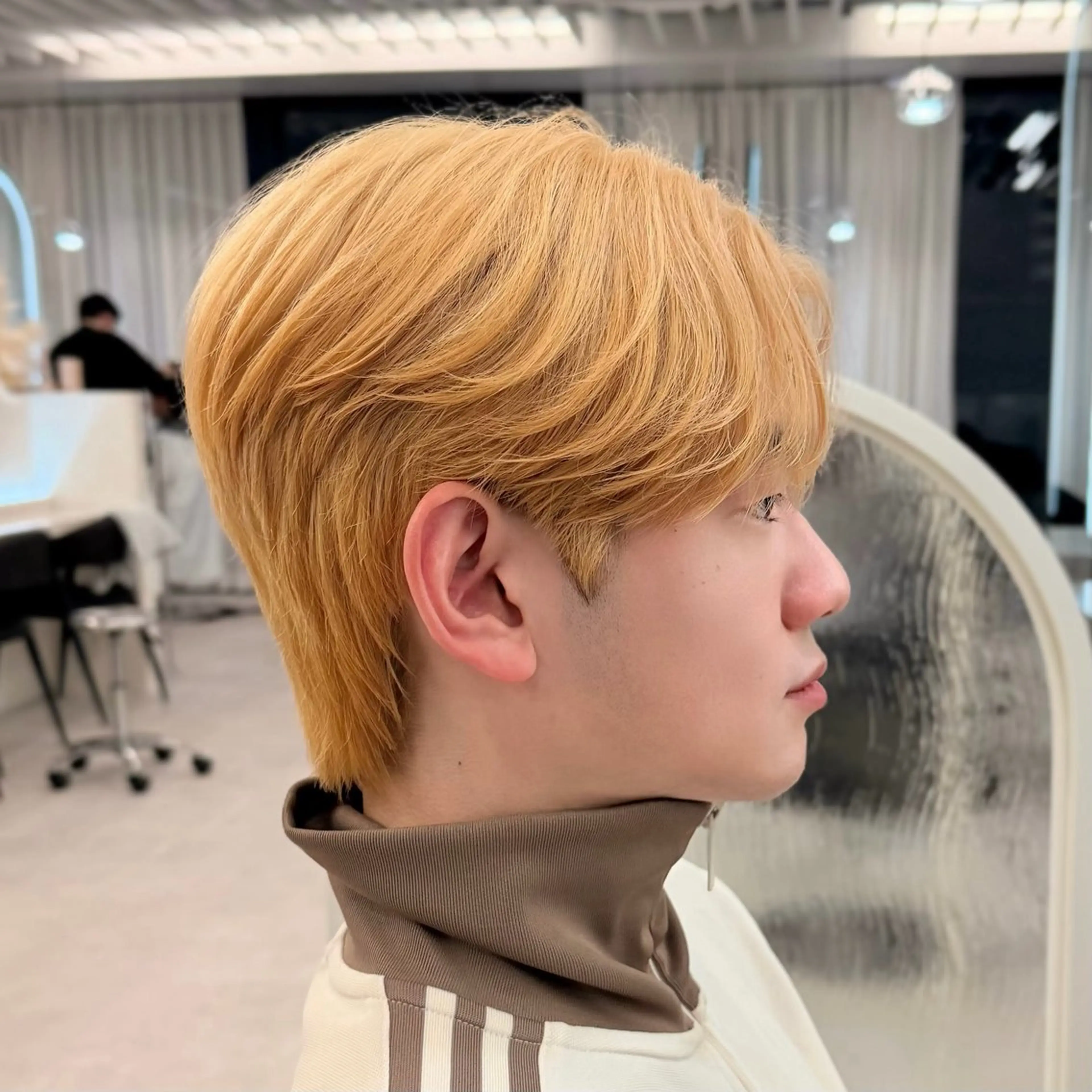 カラー メンズ メンズ韓国風 カット ヘアカラー 韓国メンズヘア☆ 韓国ボブYUTOのヘアスタイル