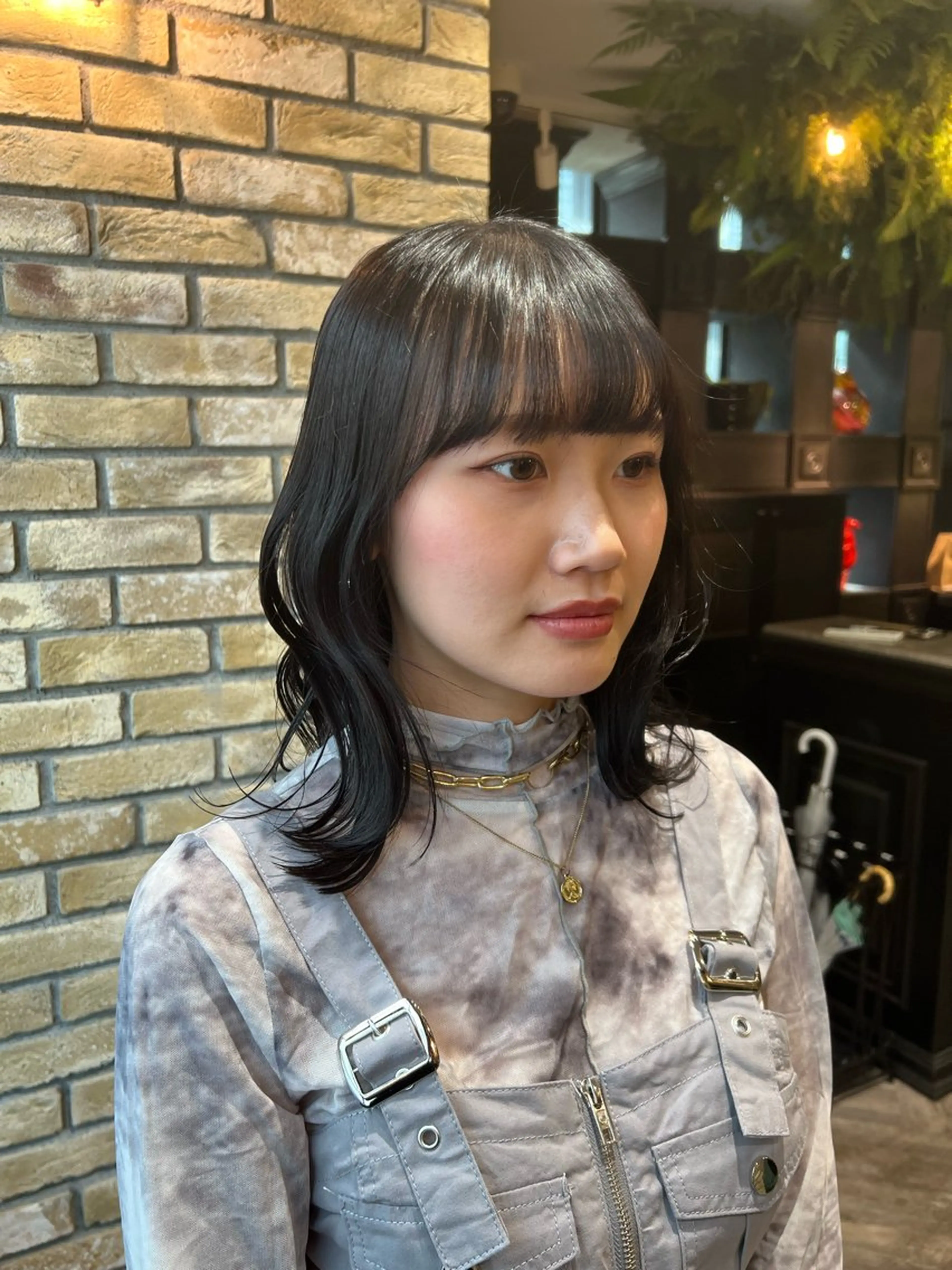 ミディアム ボブ 外ハネヘア LOG武蔵新城所属・口コミ見てください！ ⭐️メンズカット大成のヘアスタイル