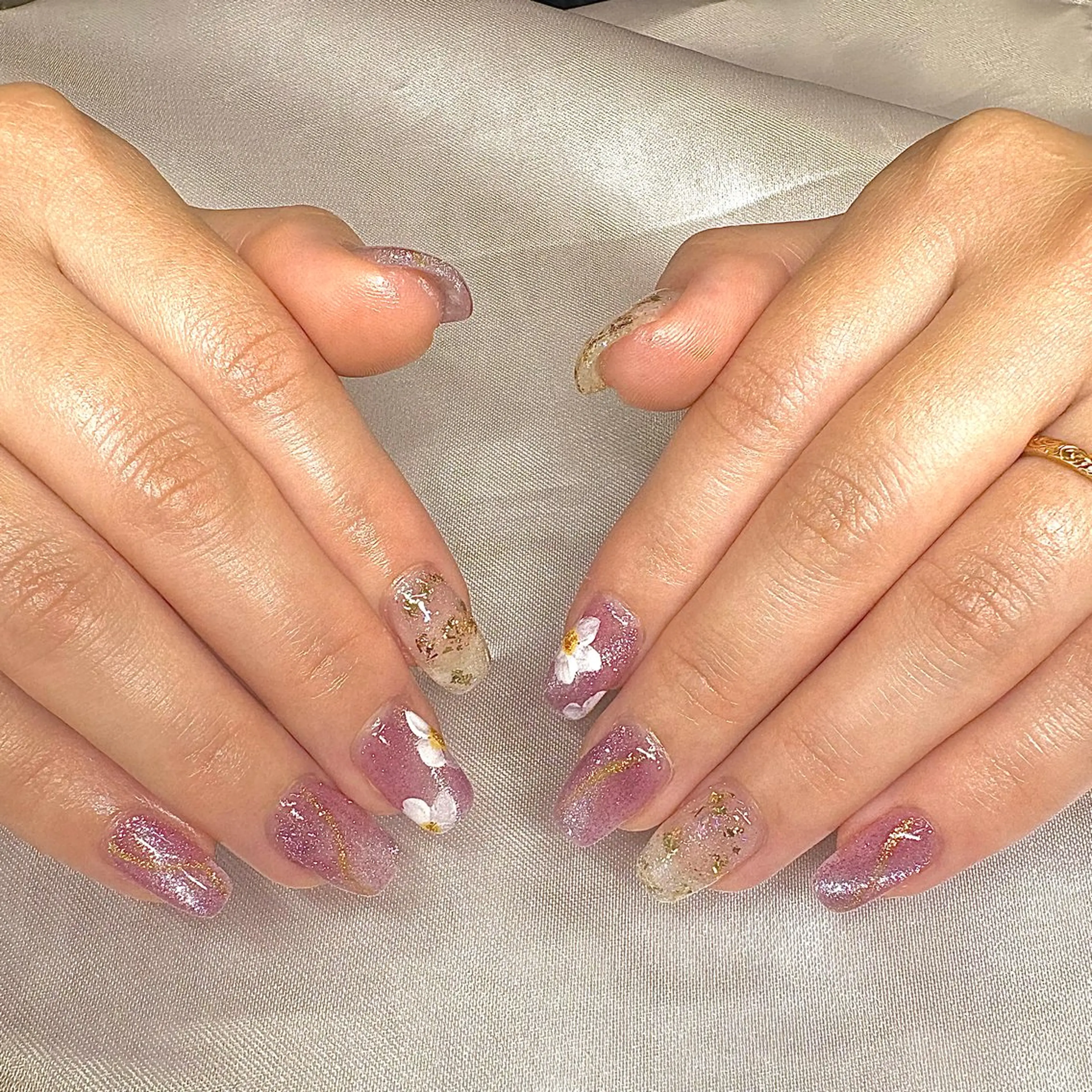 ネイル アートネイル マグネットネイル ハンドネイル フットネイル 小林 玲奈のネイルデザイン