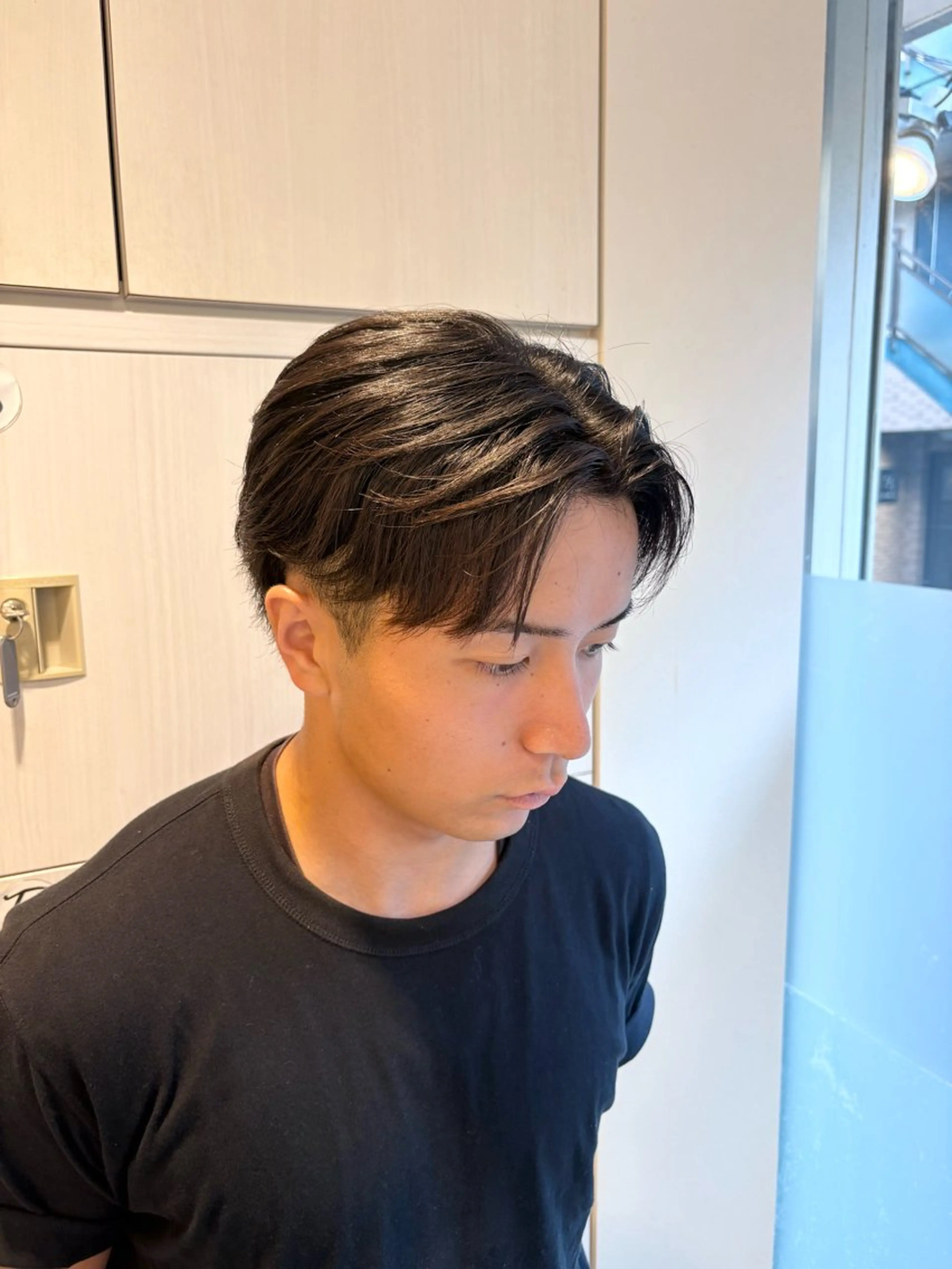 メンズ センターパート カット 縮毛矯正 メンズ特化型🔥/パ ーマ/Koseiのヘアスタイル