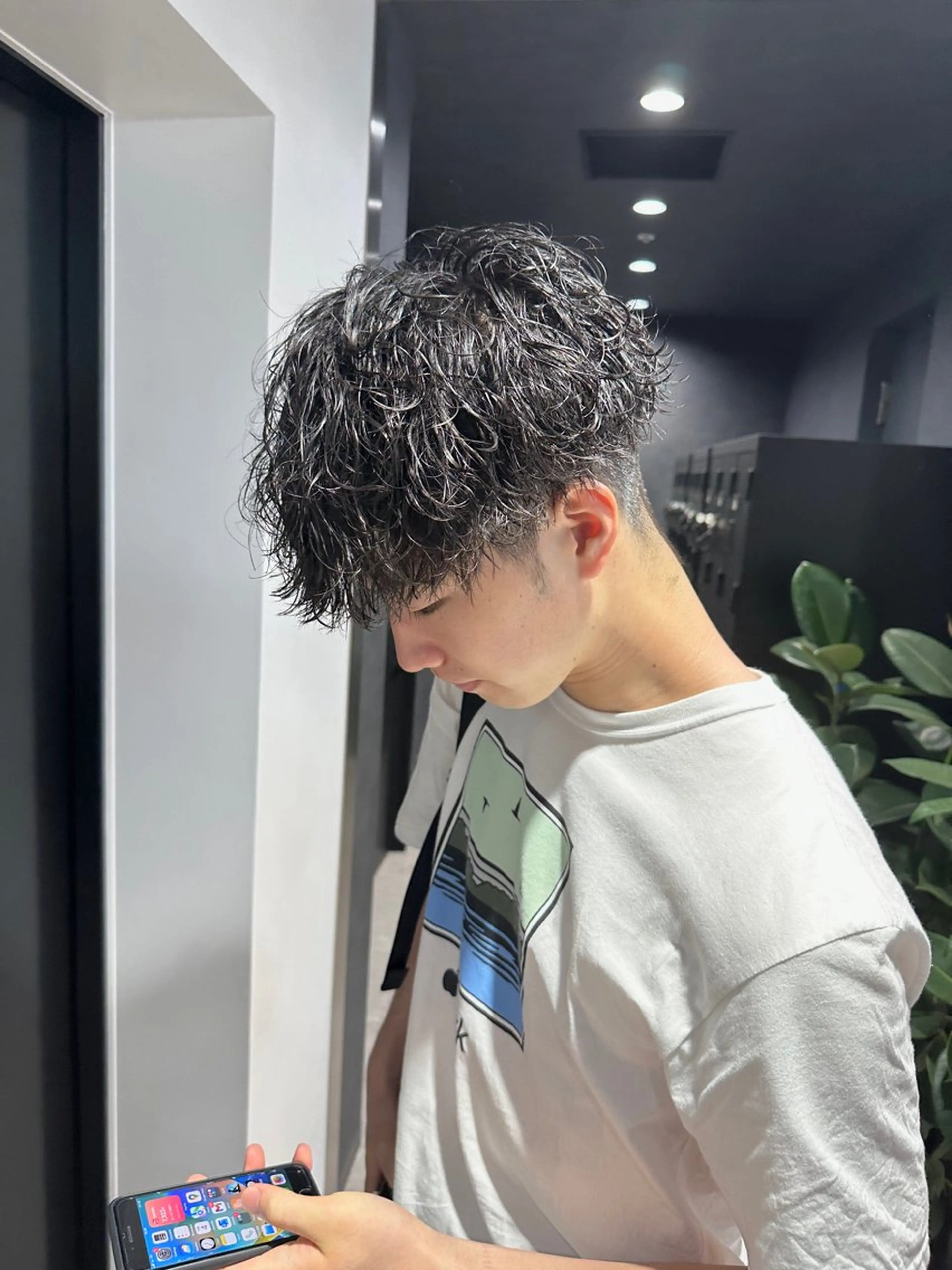 ショート パーマ メンズ 【メンズサロン】 BLUCK 横浜のヘアスタイル