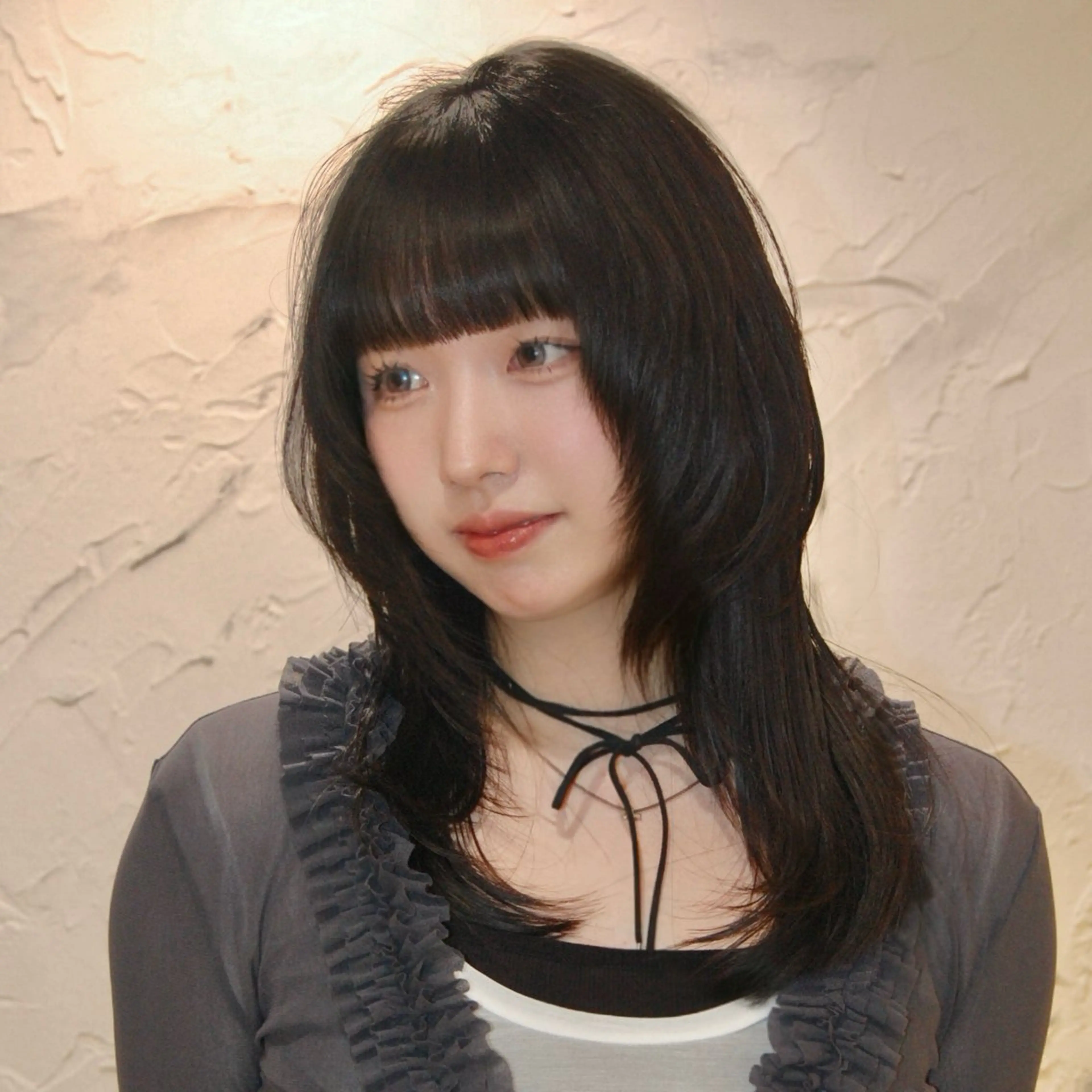 セミロング カラー パーマ カット "ラフな雰囲気"🍃 🌀かんたまるのヘアスタイル