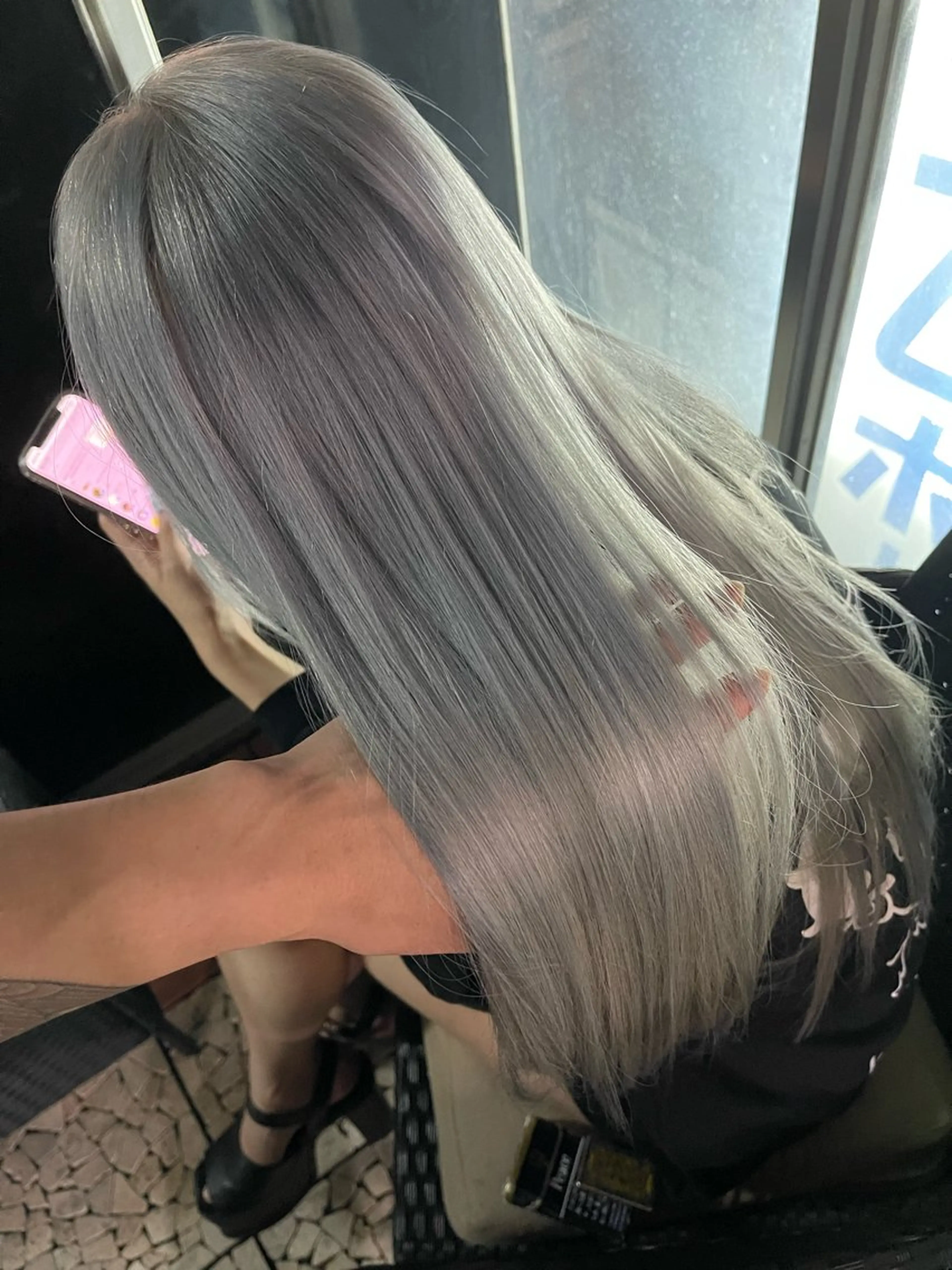 ロング カラー ヘアカラー トリートメント 髪質改善×艶カラー ANDIAMO 楓のヘアスタイル