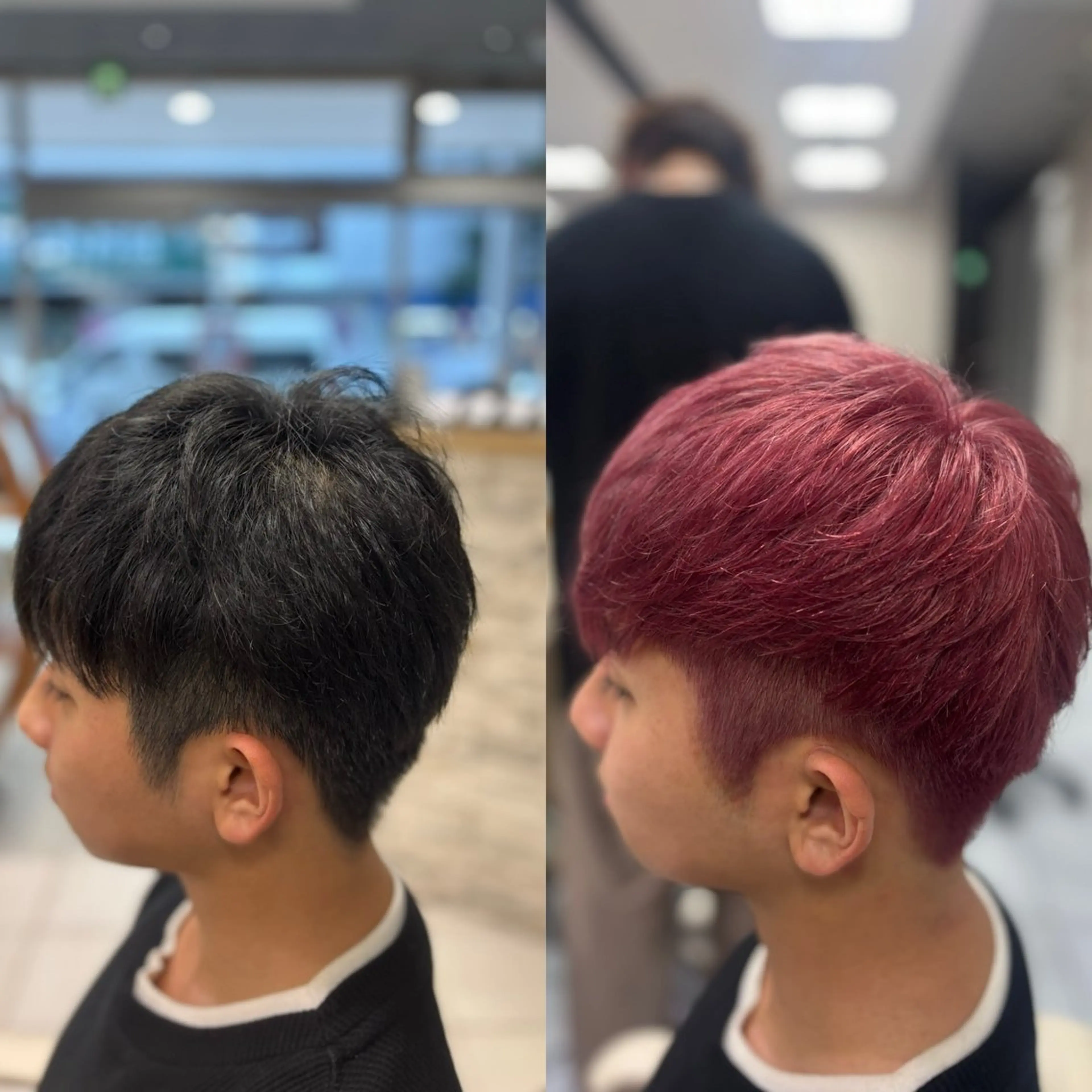 カラー メンズ ヘアカラー メンズ特化韓国風 パーマスタイル/りんのヘアスタイル