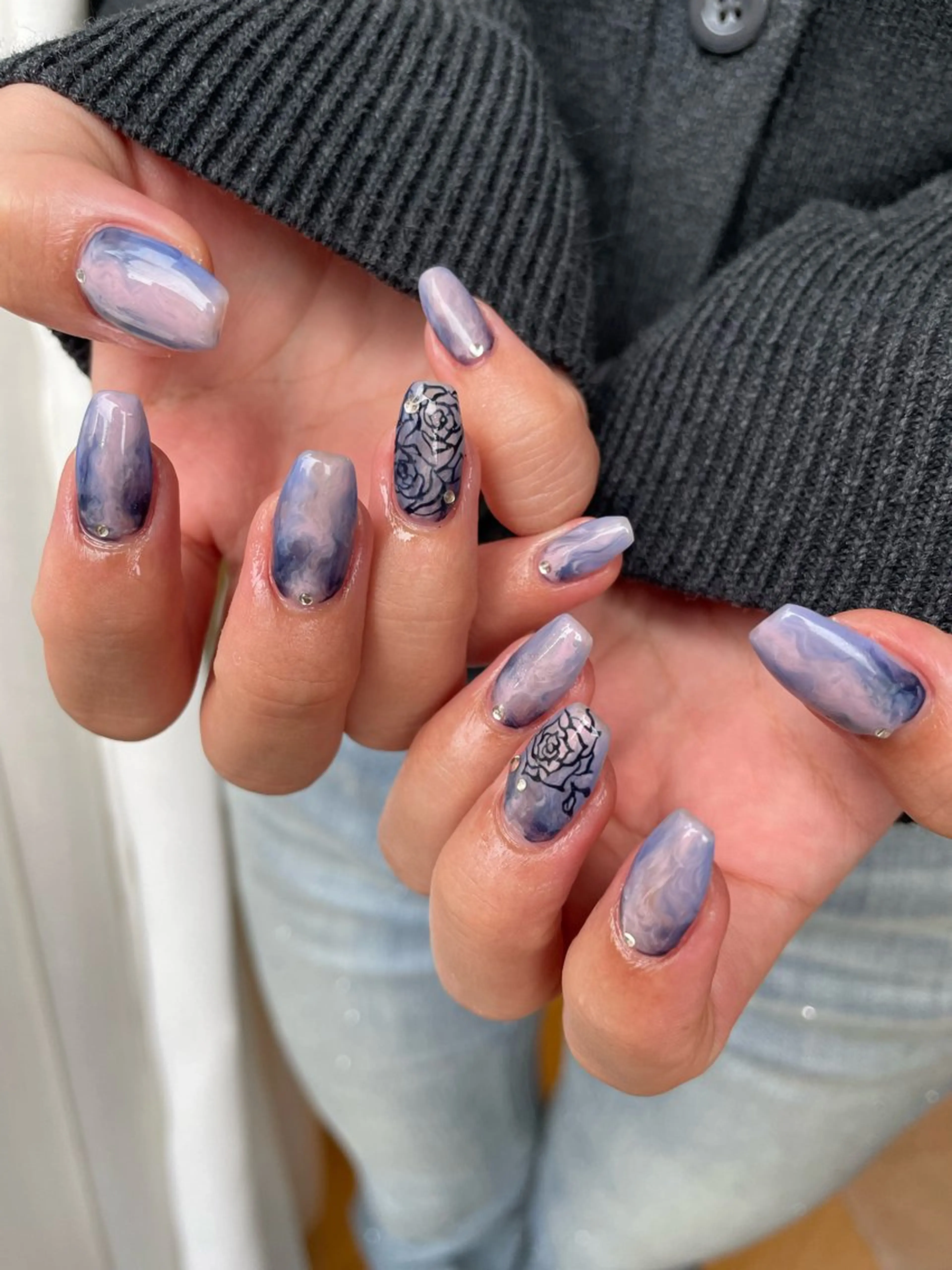 ネイル ハンドネイル revia所属・ERI Nailistのネイルデザイン