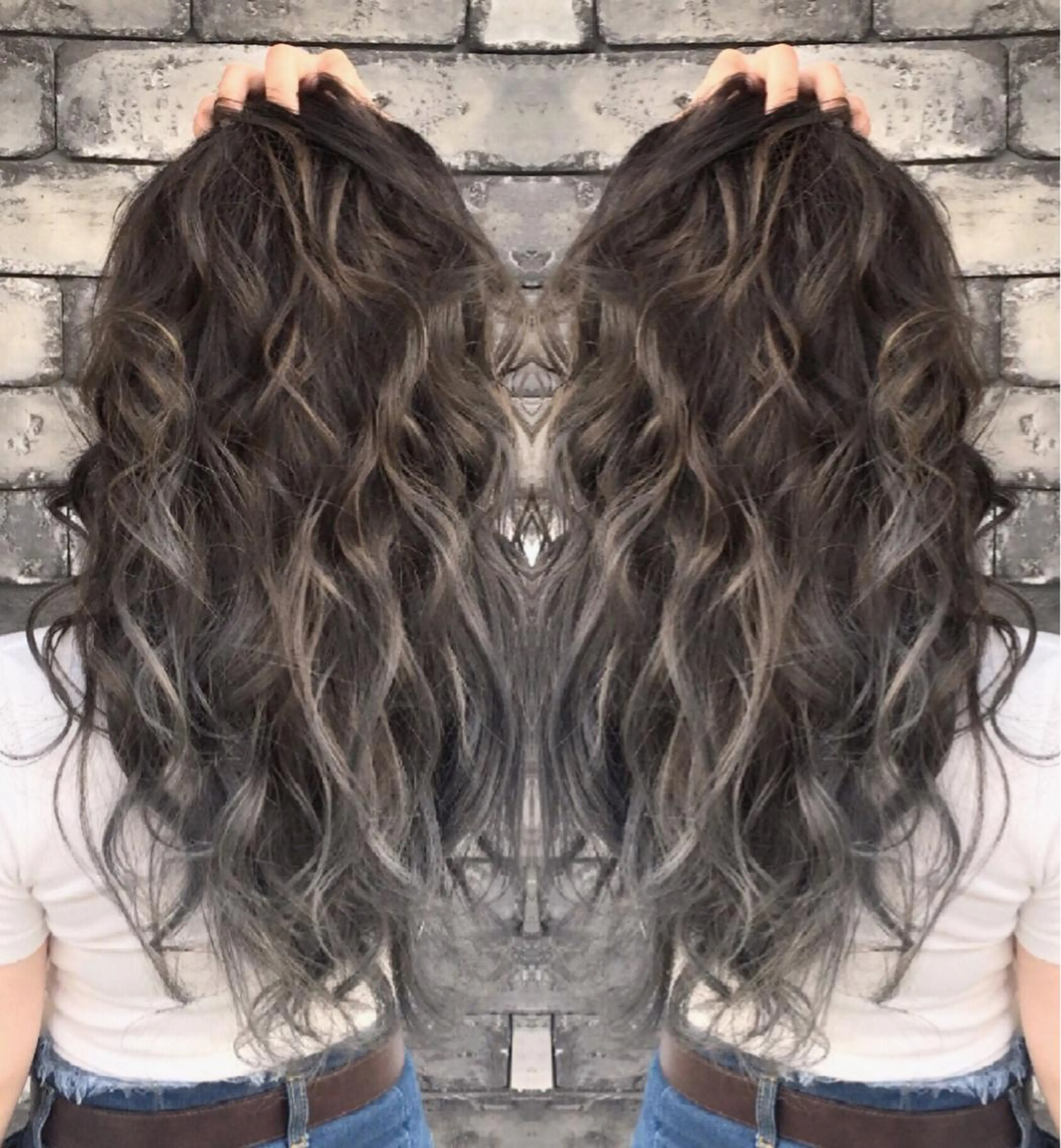 ロング 外国人風カラー レイヤーカット ヘアカラー トリートメント ヘアセット ❤️千葉県代表❤️ 店長❤️柿本翔一朗のヘアスタイル