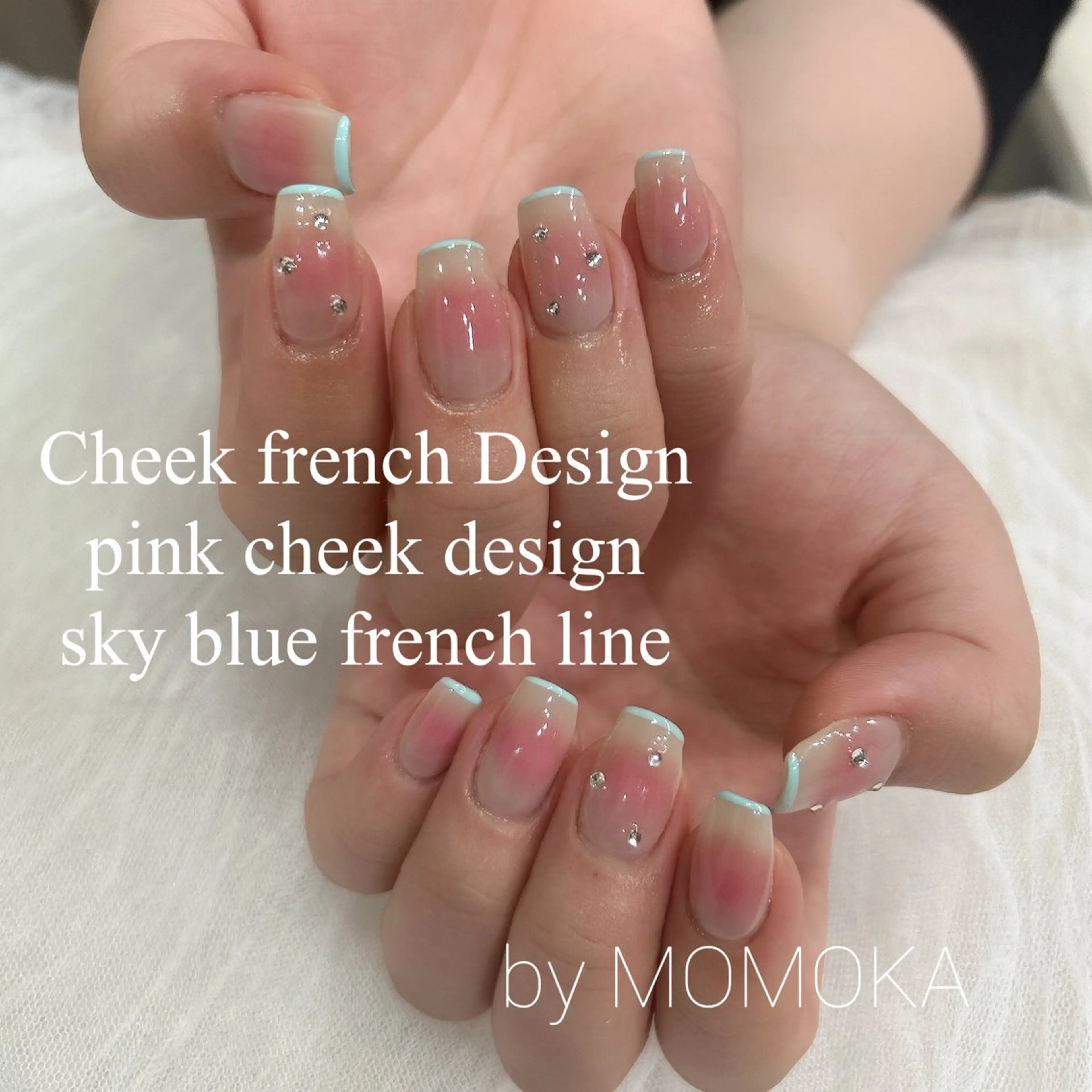 ネイル チークネイル ハンドネイル momoka_nails所属・Momo Nailsのネイルデザイン