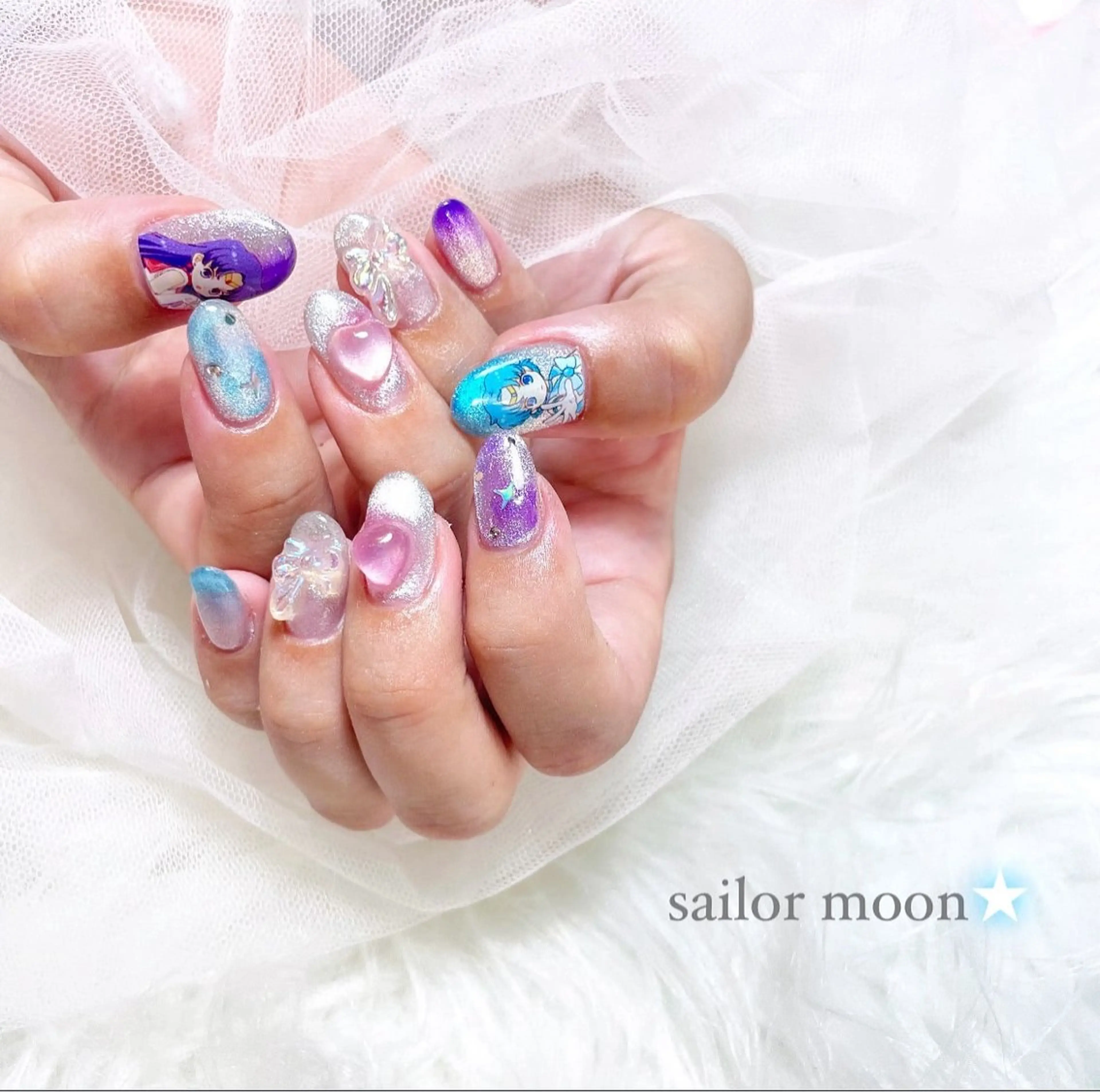 ネイル ハンドネイル キラオメ Neneのネイルデザイン