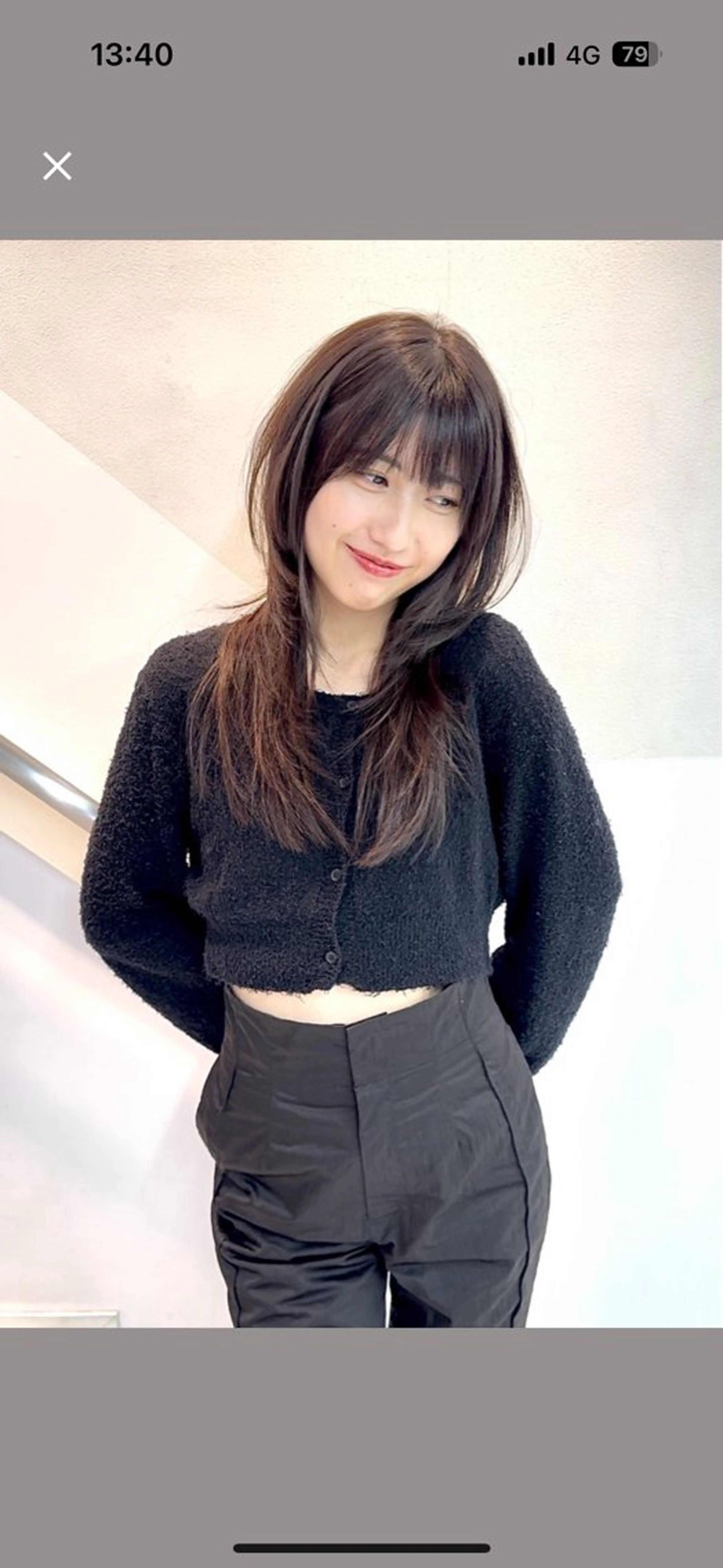 ロング ハッシュカット レイヤーカット トリートメント リコ🪐レイヤー モデル募集のヘアスタイル