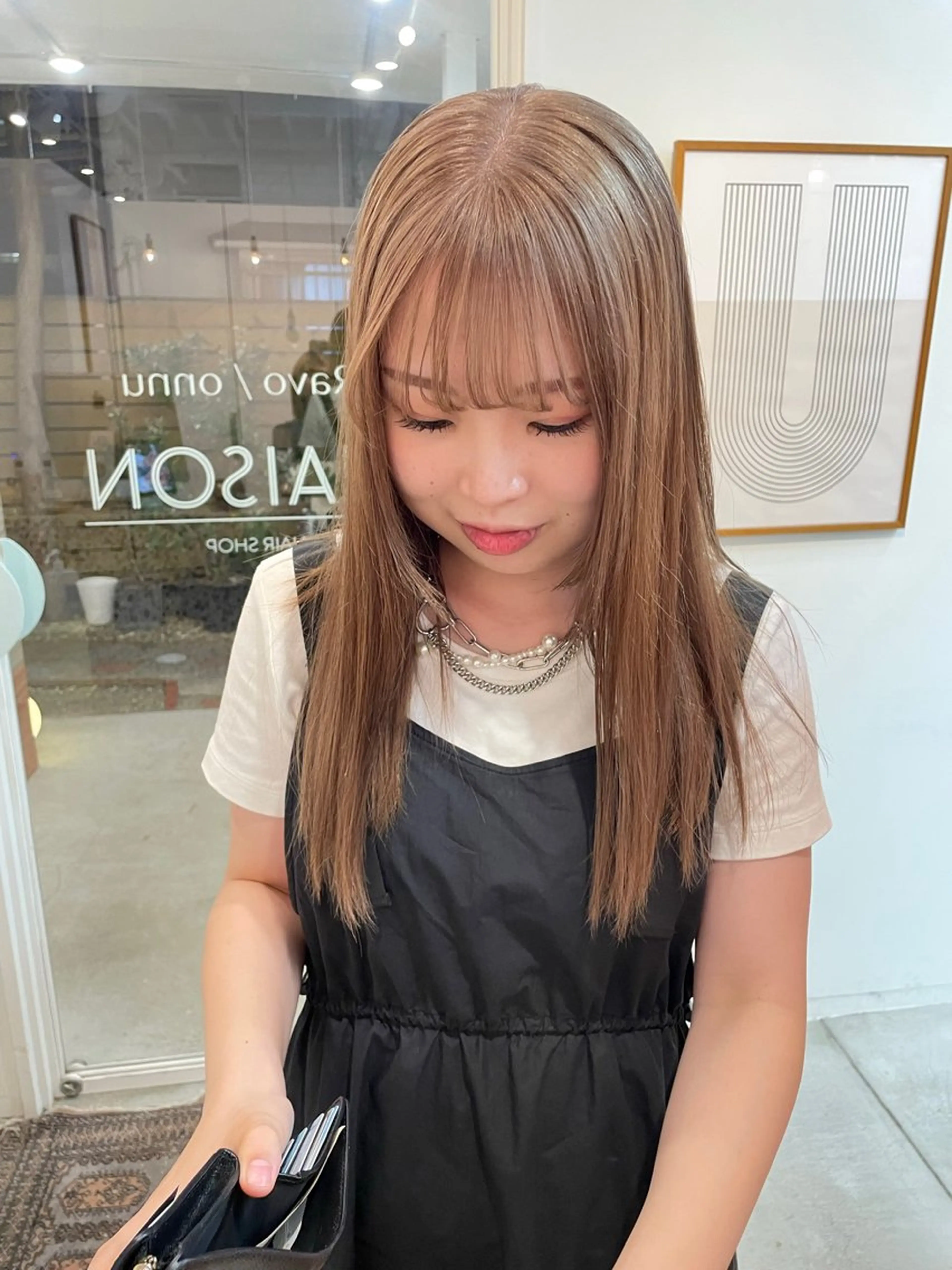 ロング ALLYS 渋谷店所属・最高級の艶のある カラーmei🎨のヘアスタイル