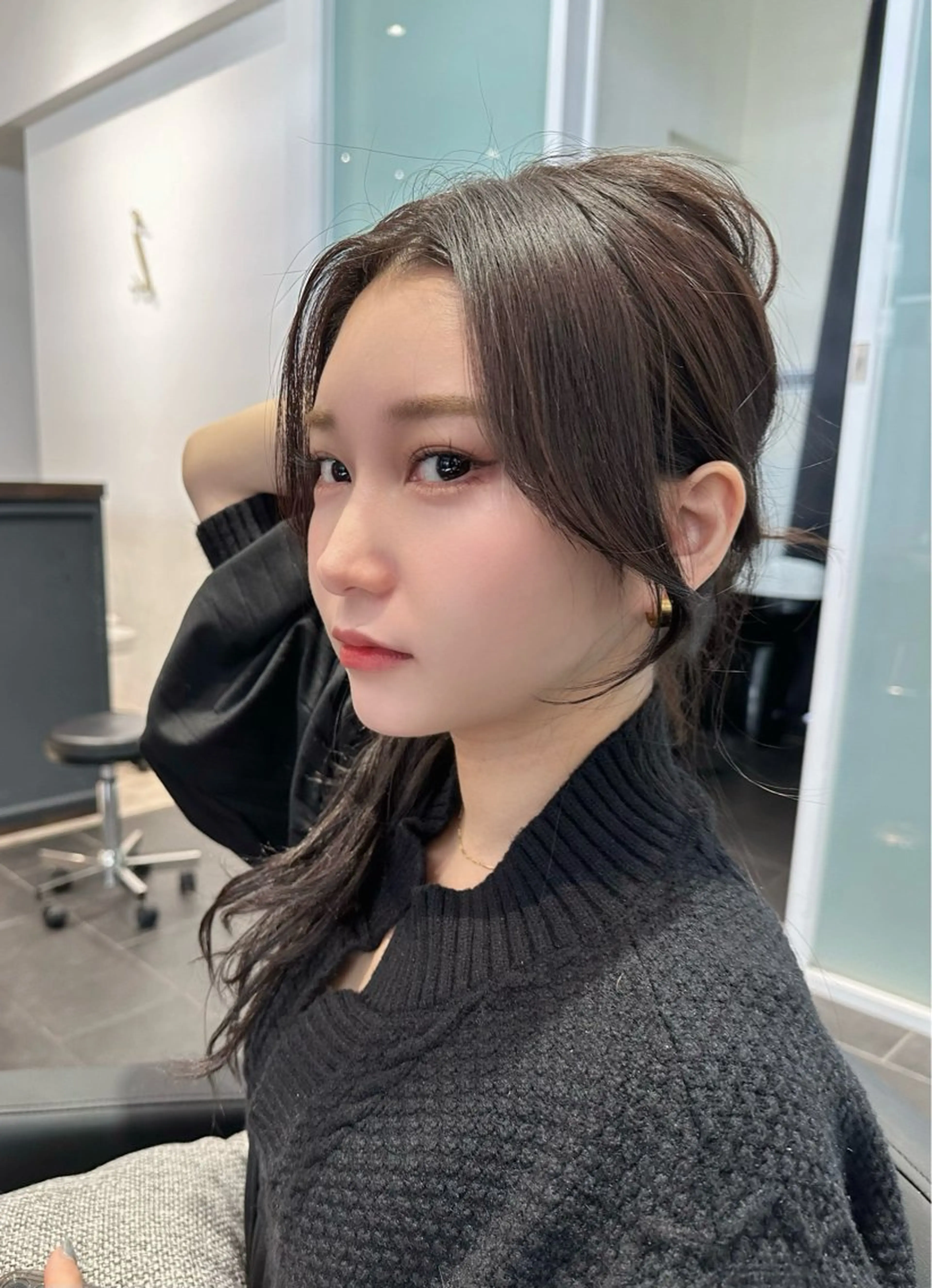 ミディアム カット 大阪/ショート 顔まわり/谷町のヘアスタイル