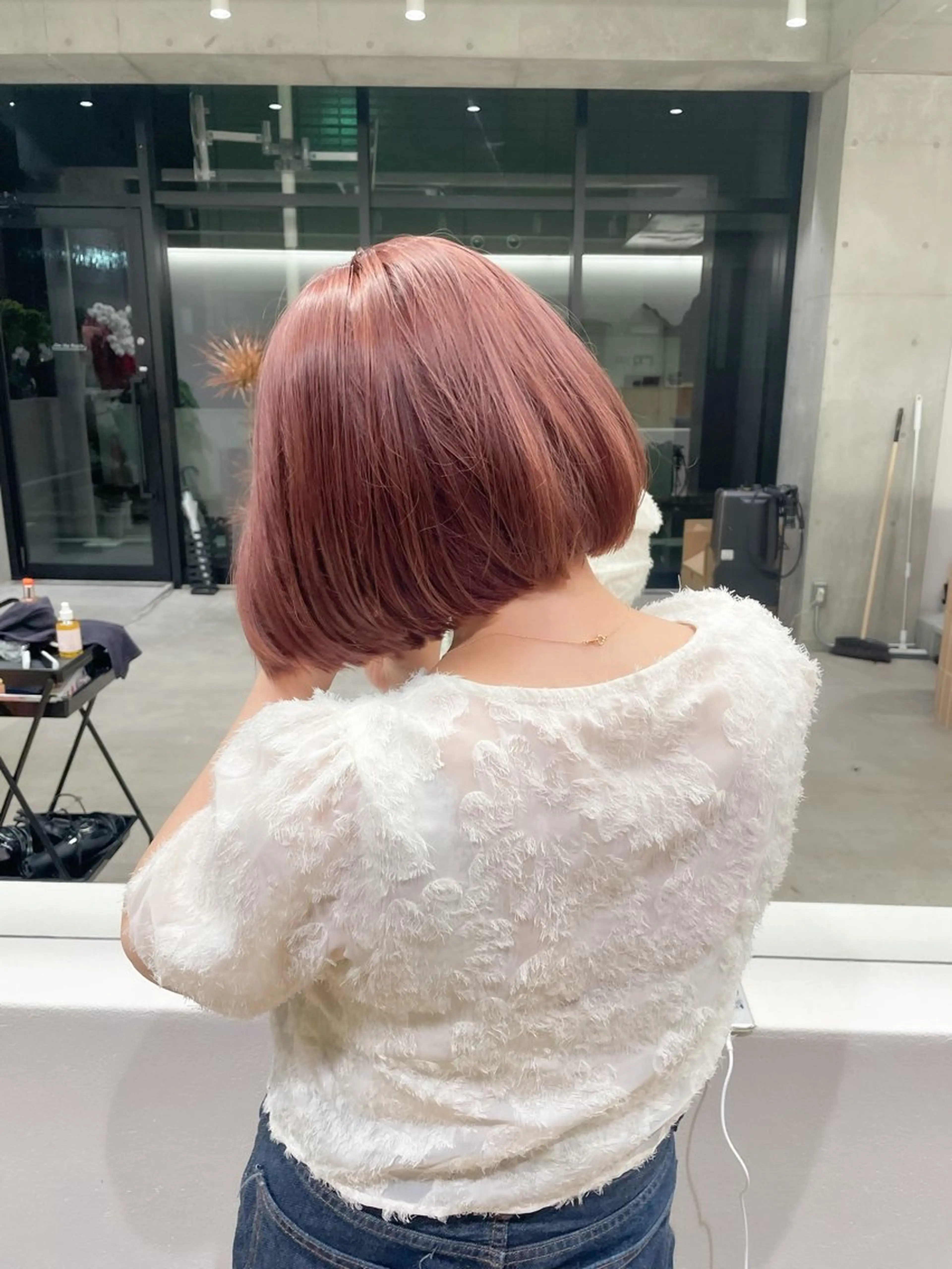 ショート カラー ヘアアレンジ カット ヘアカラー トリートメント ミニボブ/ブリーチ 🌈MISATOのヘアスタイル