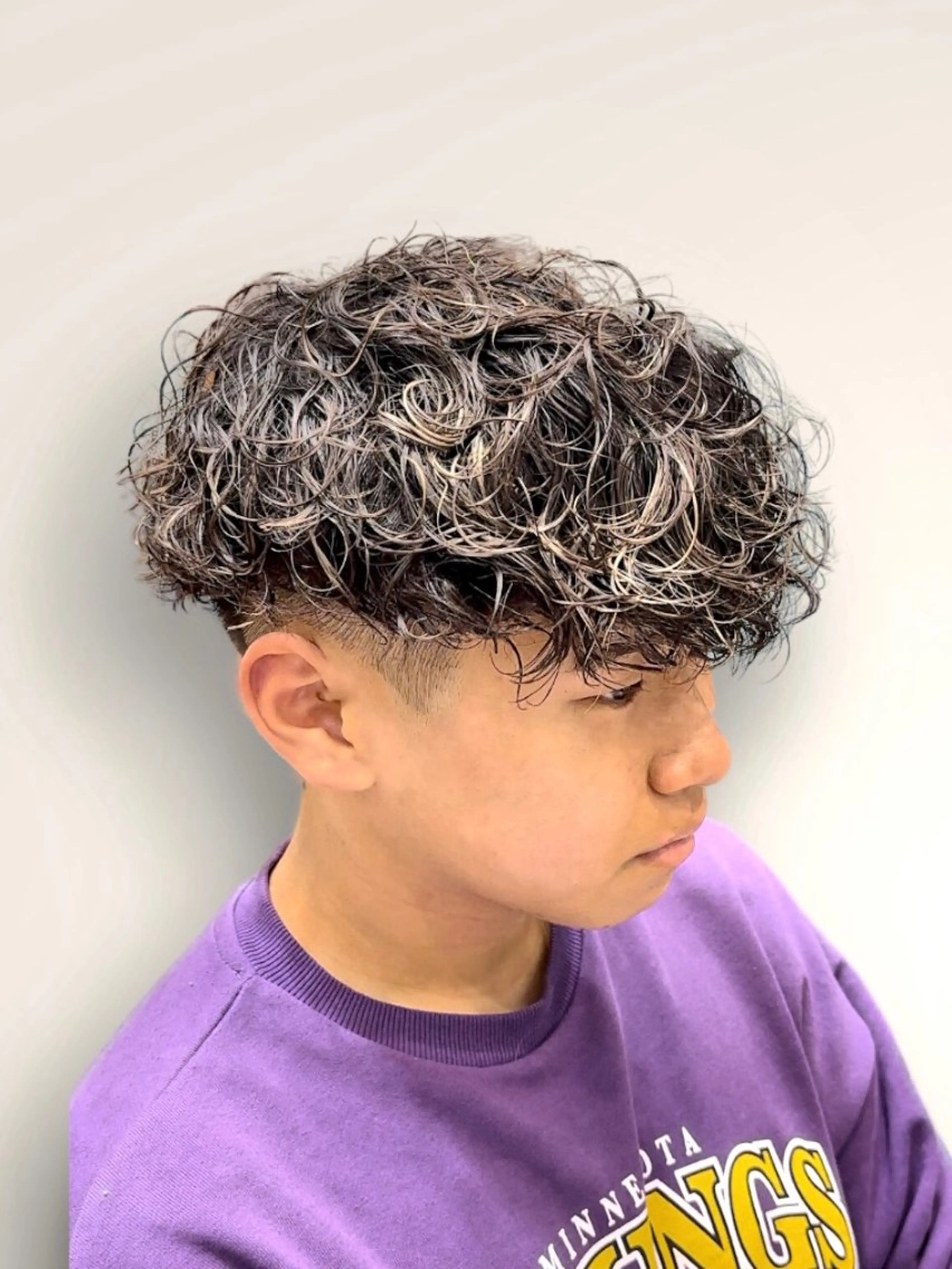 ショート カラー パーマ 【池袋店 店長】伊藤 昂樹/曲がる縮毛矯正のヘアスタイル