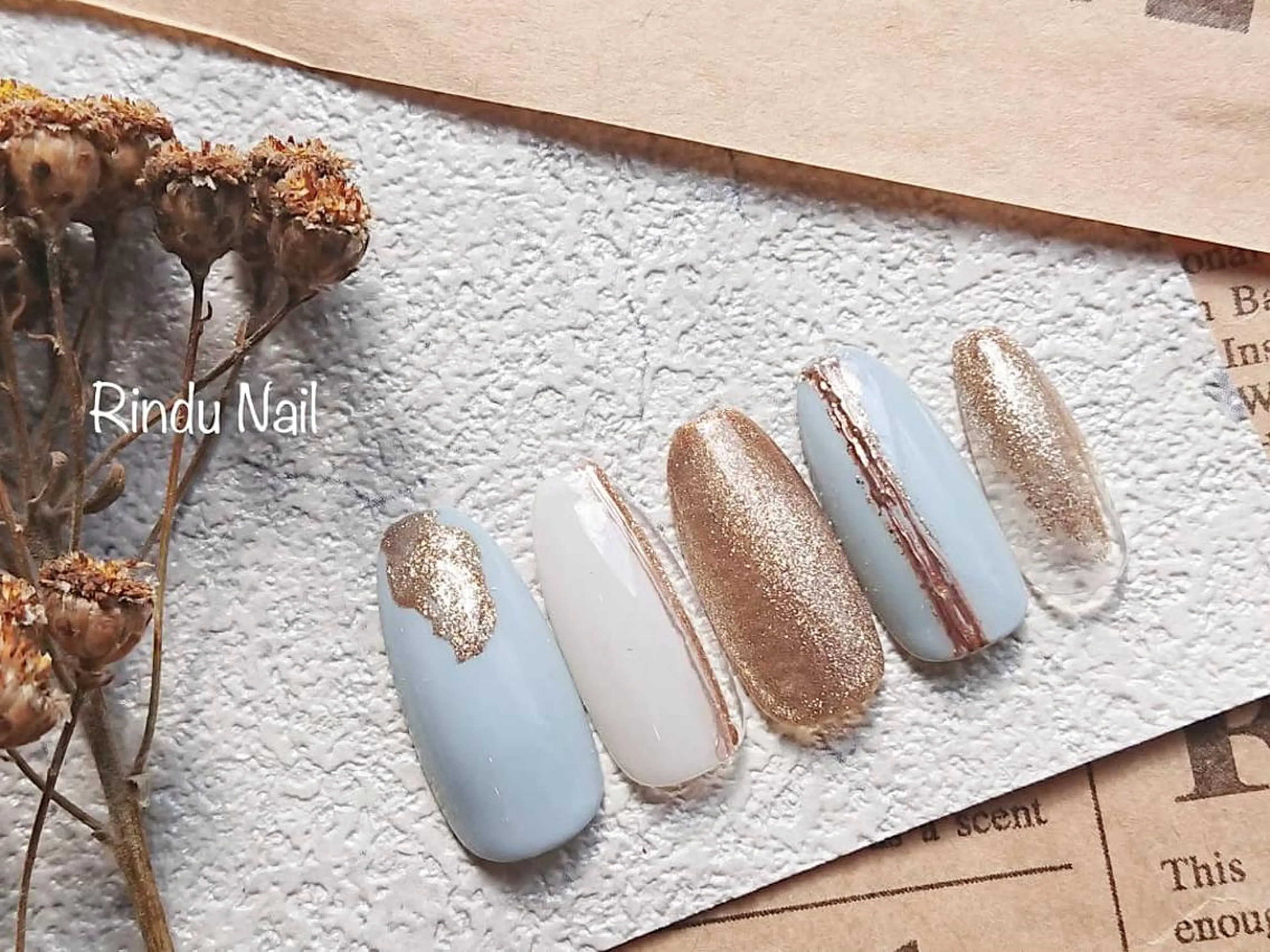 ネイル ニュアンスネイル Rindu Nail 名駅miniのネイルデザイン