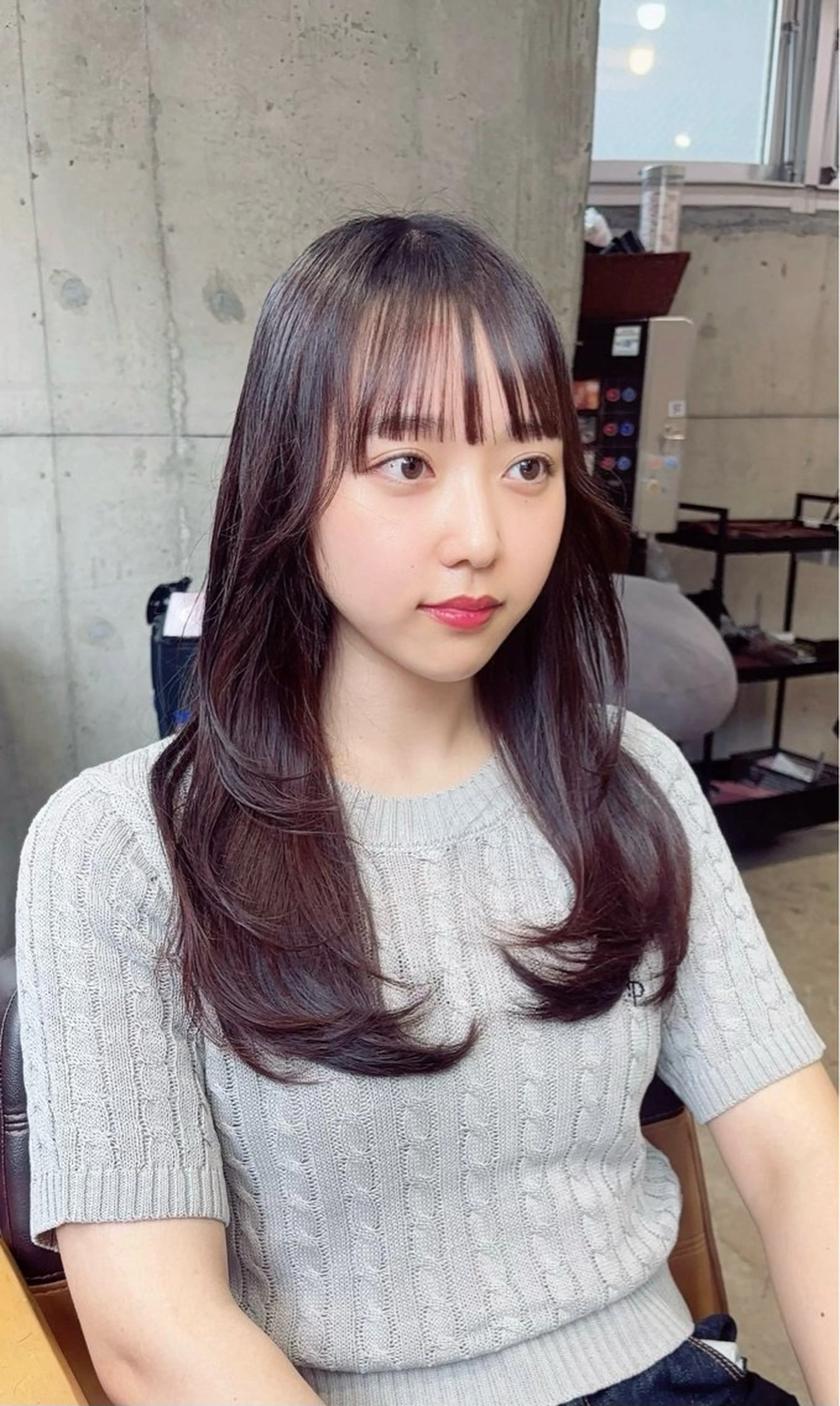 ロング カラー ヘアアレンジ 新宿/髪質改善/ 縮毛矯正/松永ゆいのヘアスタイル