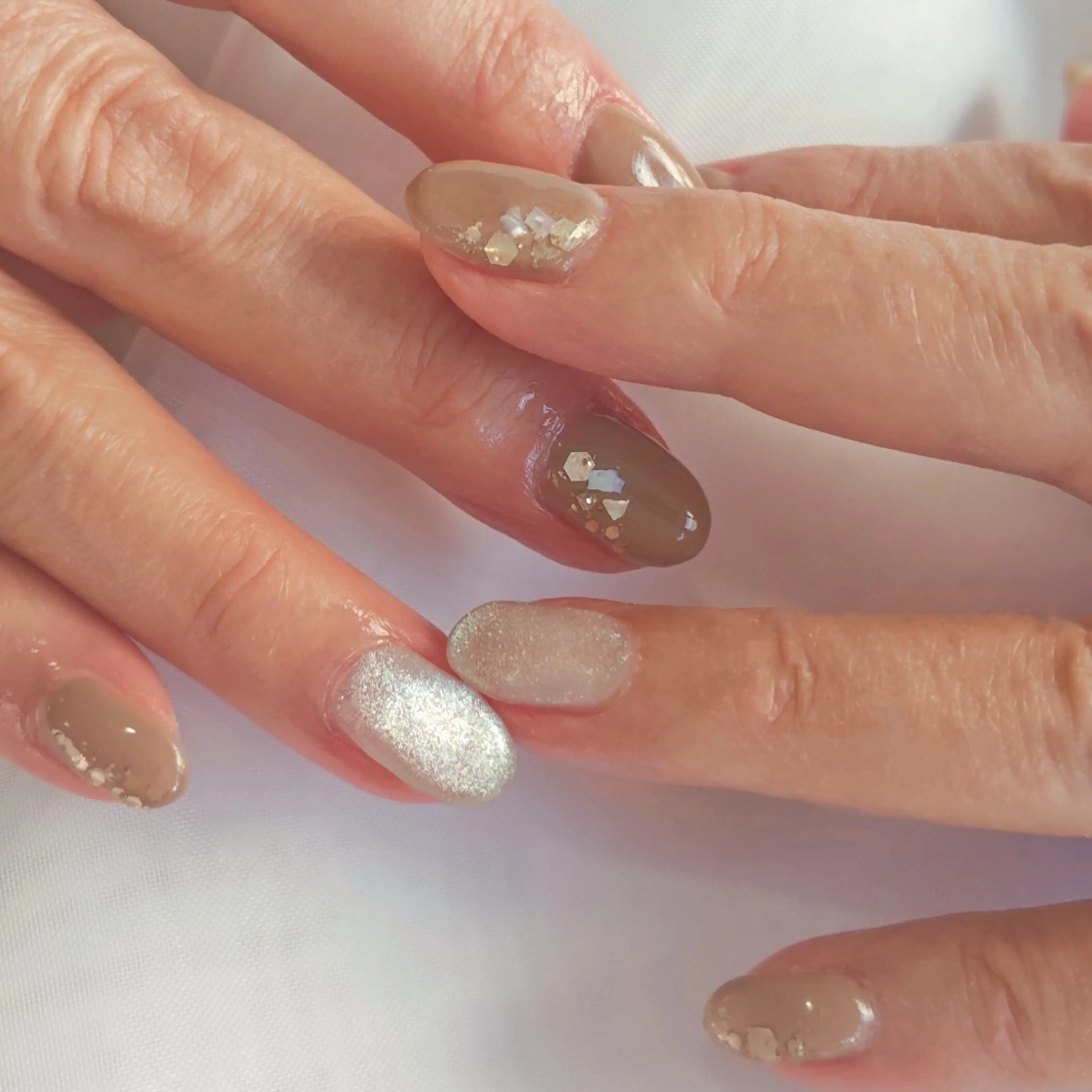 ネイル マグネットネイル シンプルネイル ハンドネイル felicita服部店所属・felicita fumi♡のネイルデザイン