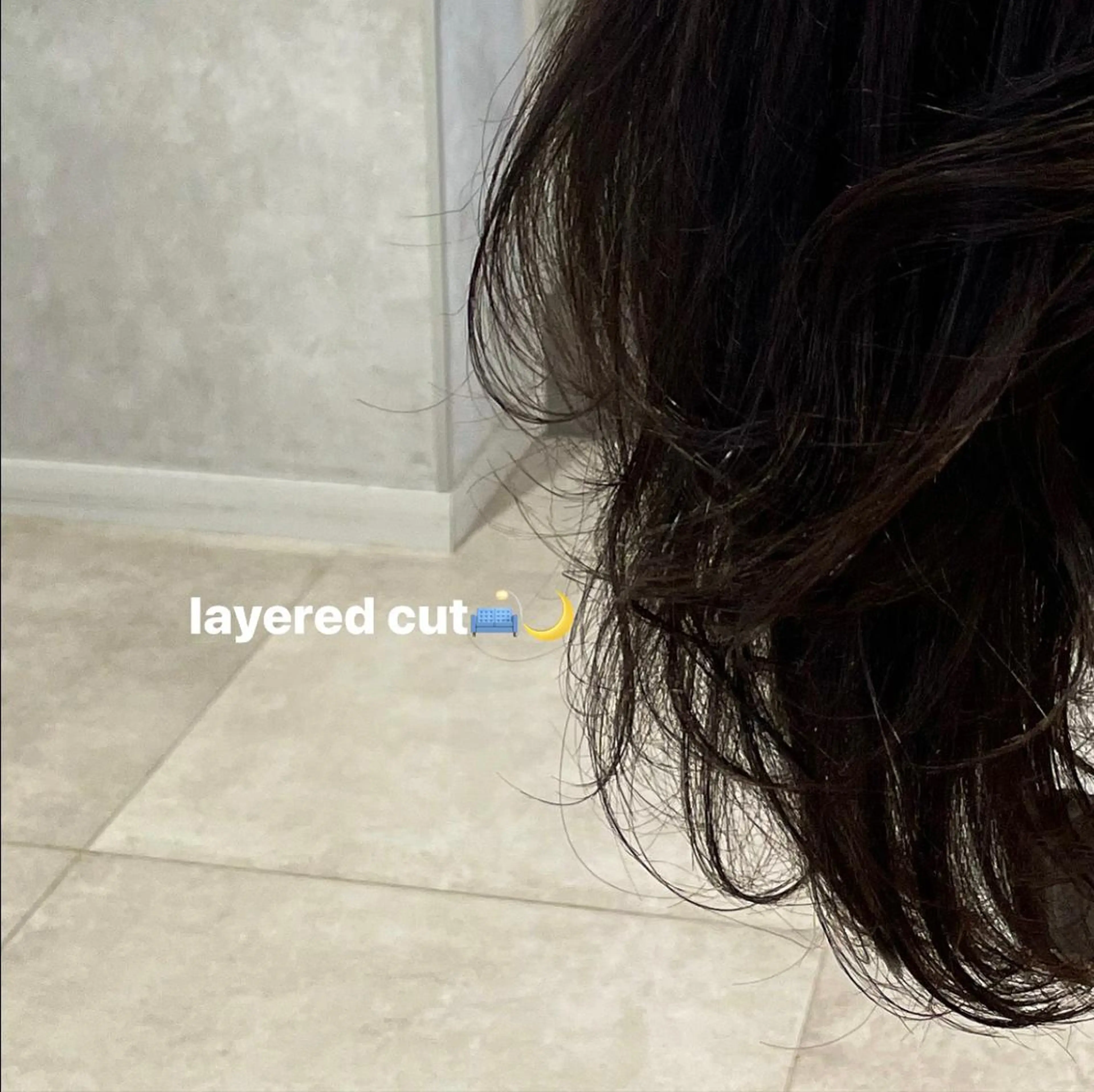 ミディアム レイヤーカット yumemiレイヤー ‎✴︎ 透明感カラーのヘアスタイル