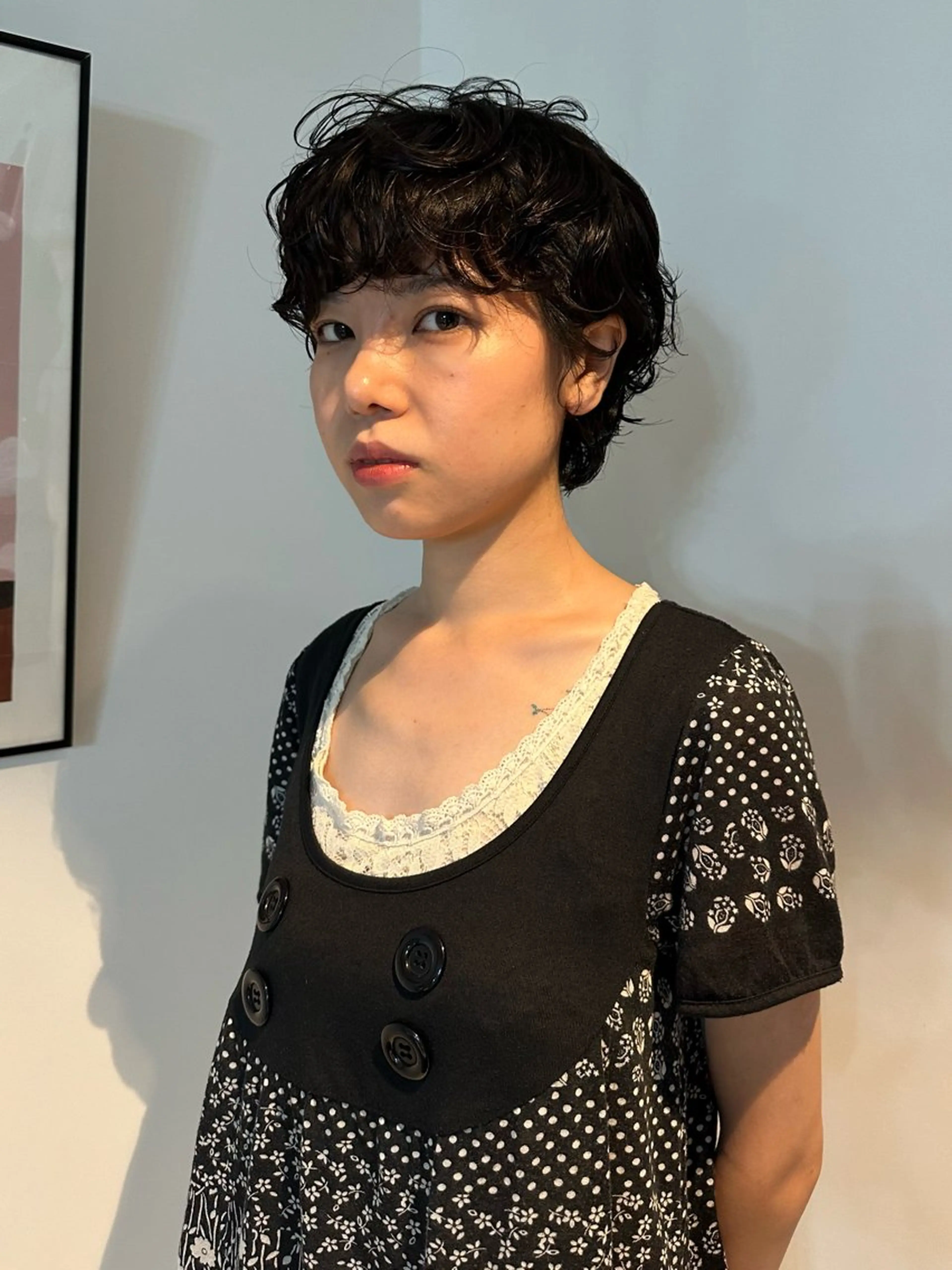 ショート カラー パーマ カット ヘアカラー 🎀オイダイラ モモカ🎀のヘアスタイル