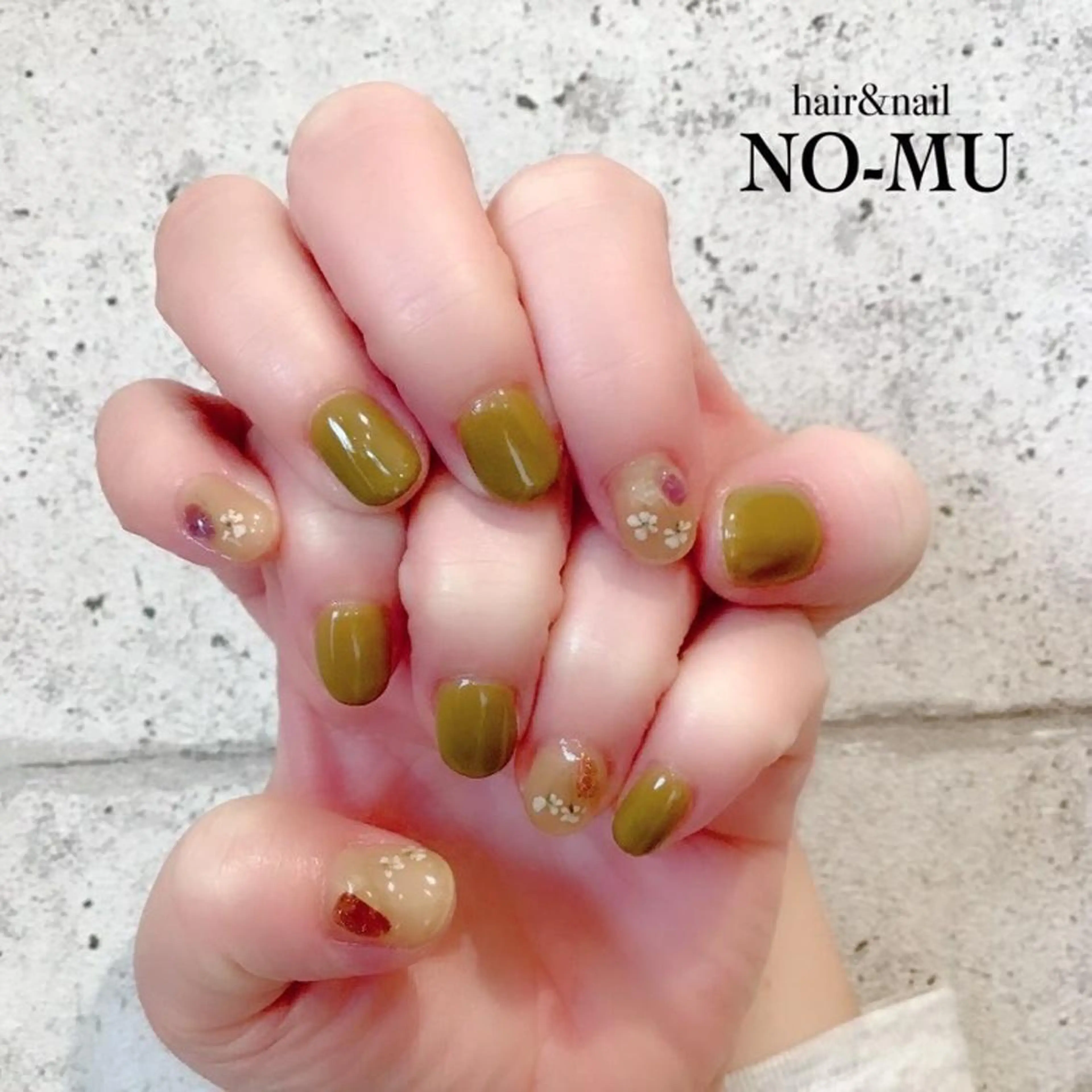 ネイル フラワーネイル hair＆nail NO-MU所属・hair＆nail NO-MUのネイルデザイン