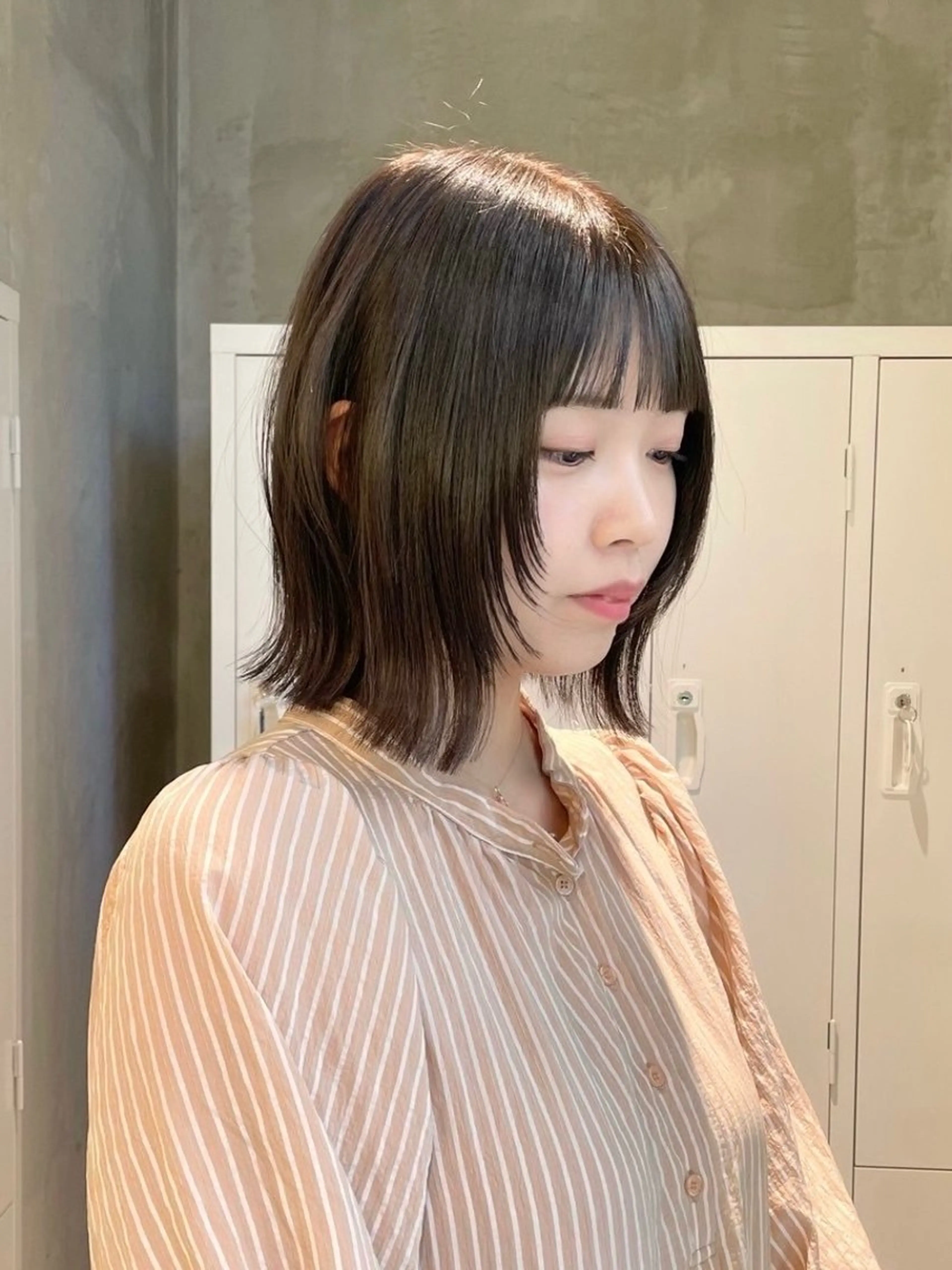 ショート カラー ボブレイヤー ボブ レイヤーカット ちえみ/ ボブ・ショート募集中のヘアスタイル