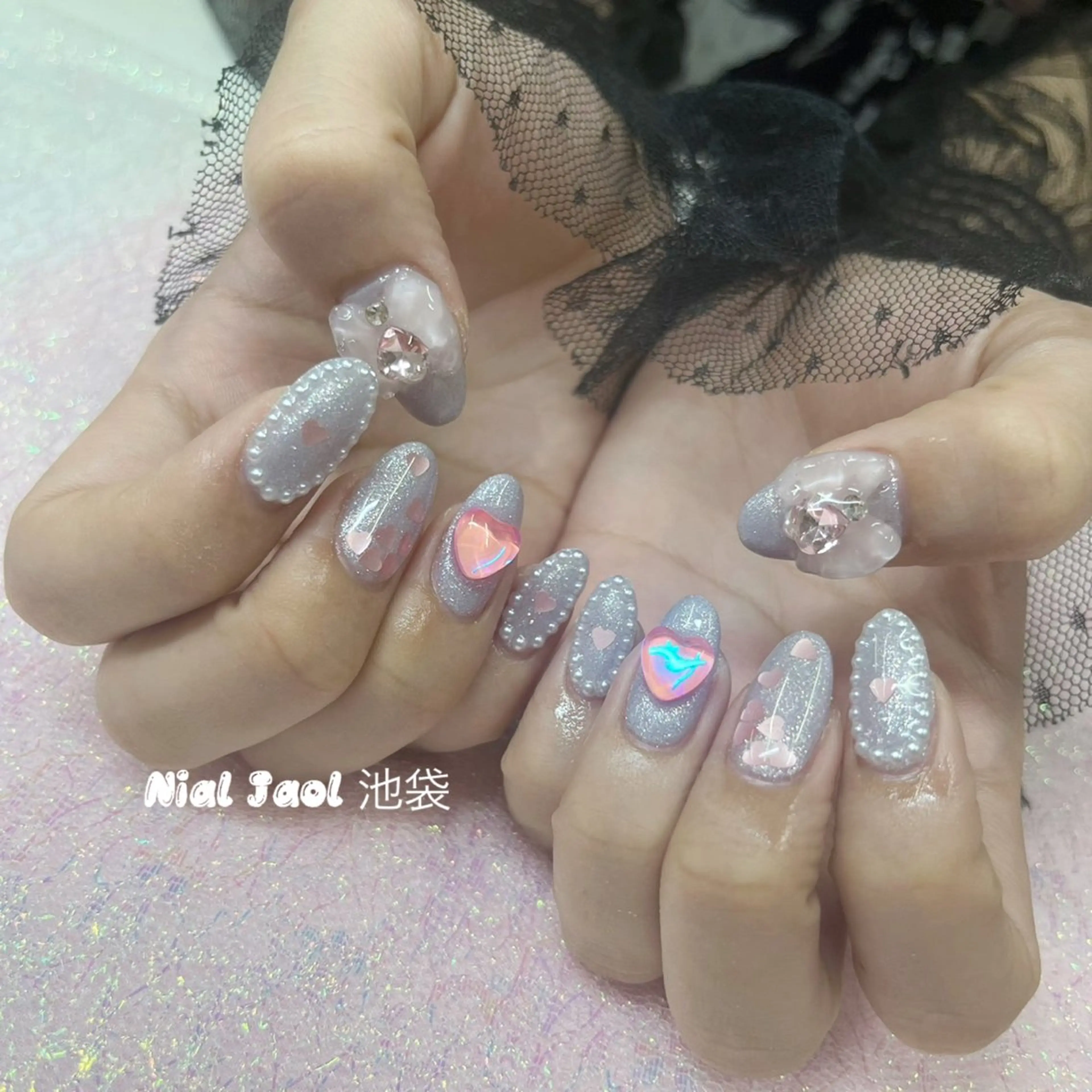 ミディアム nail jaol池袋店所属・ネイルJaol 池袋のネイルデザイン