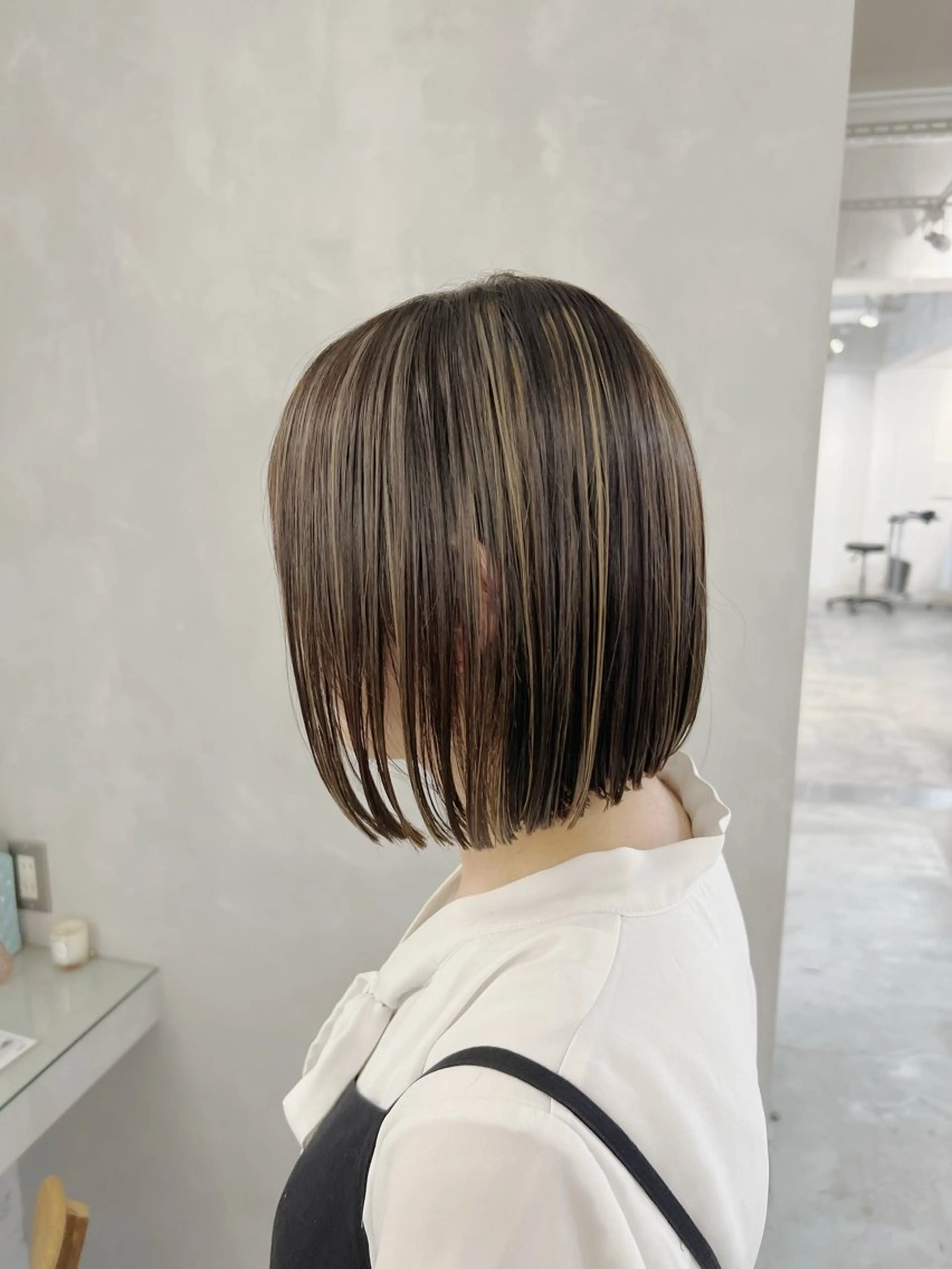 ショート ハイライト カット ヘアカラー ハイライト／レイヤー 木下翔太のヘアスタイル