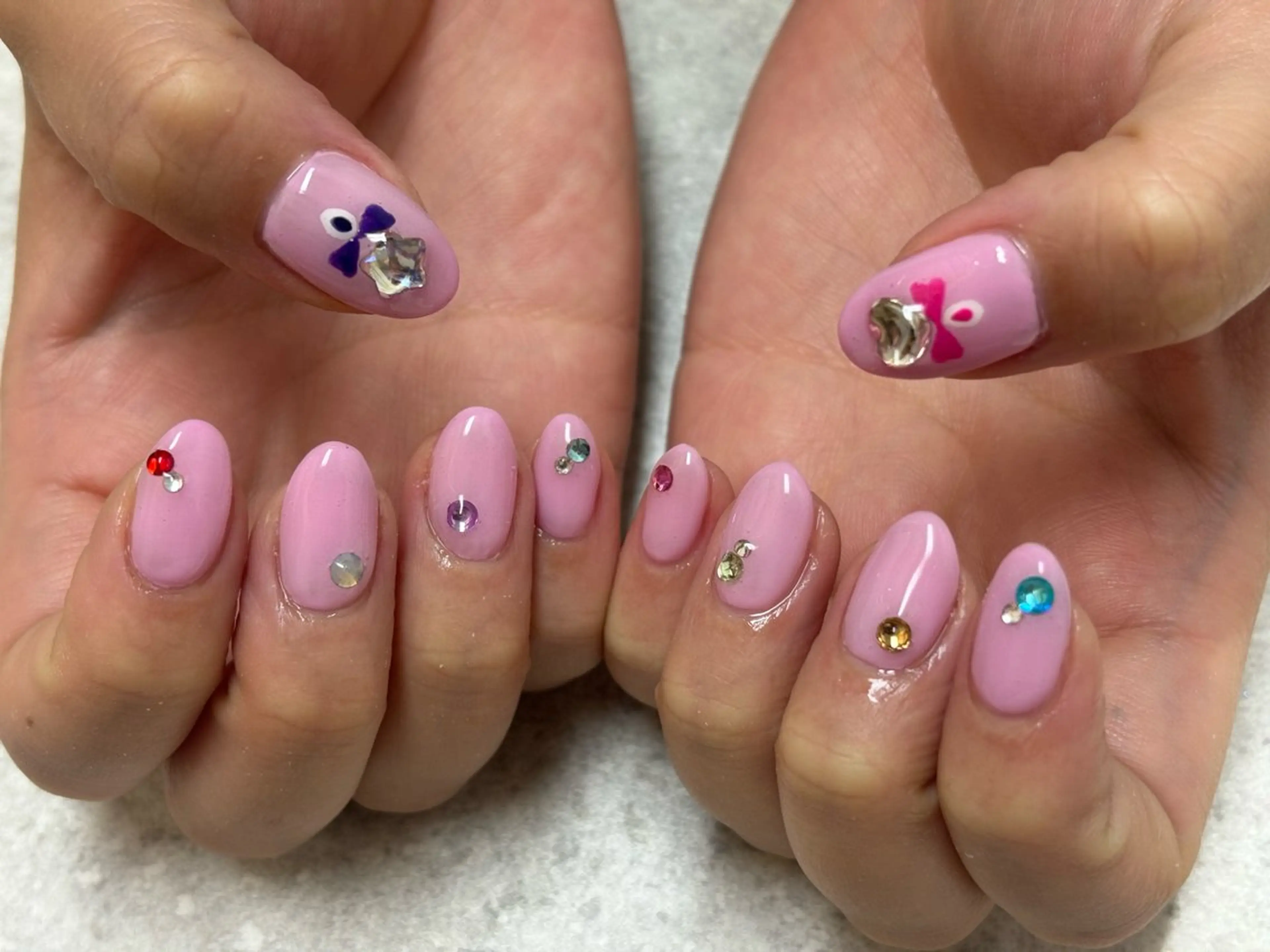 ネイル ハンドネイル おきな みえこのネイルデザイン