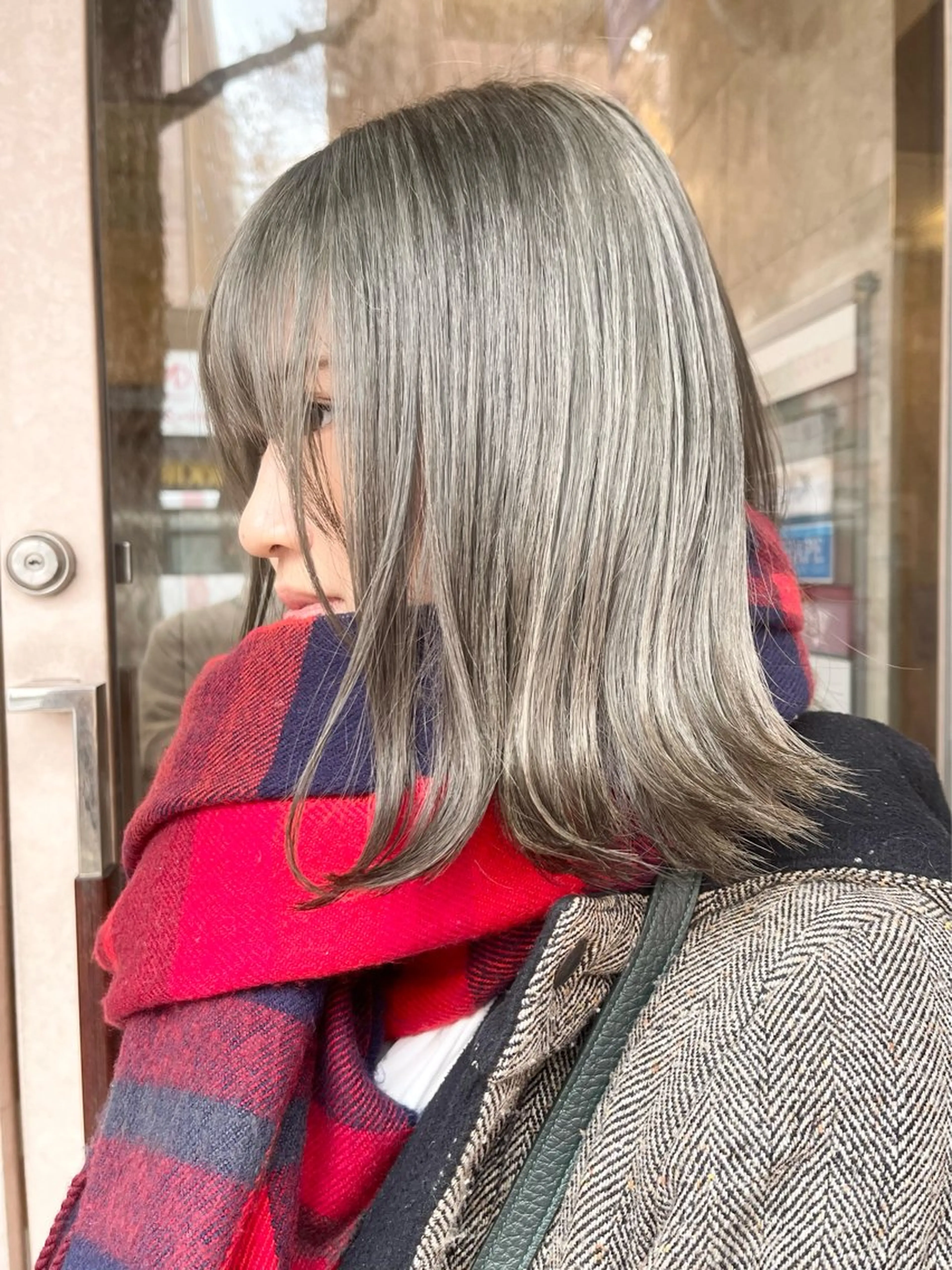ミディアム ヘアカラー トリートメント 園田 渉 ◤SHIKIO◢のヘアスタイル