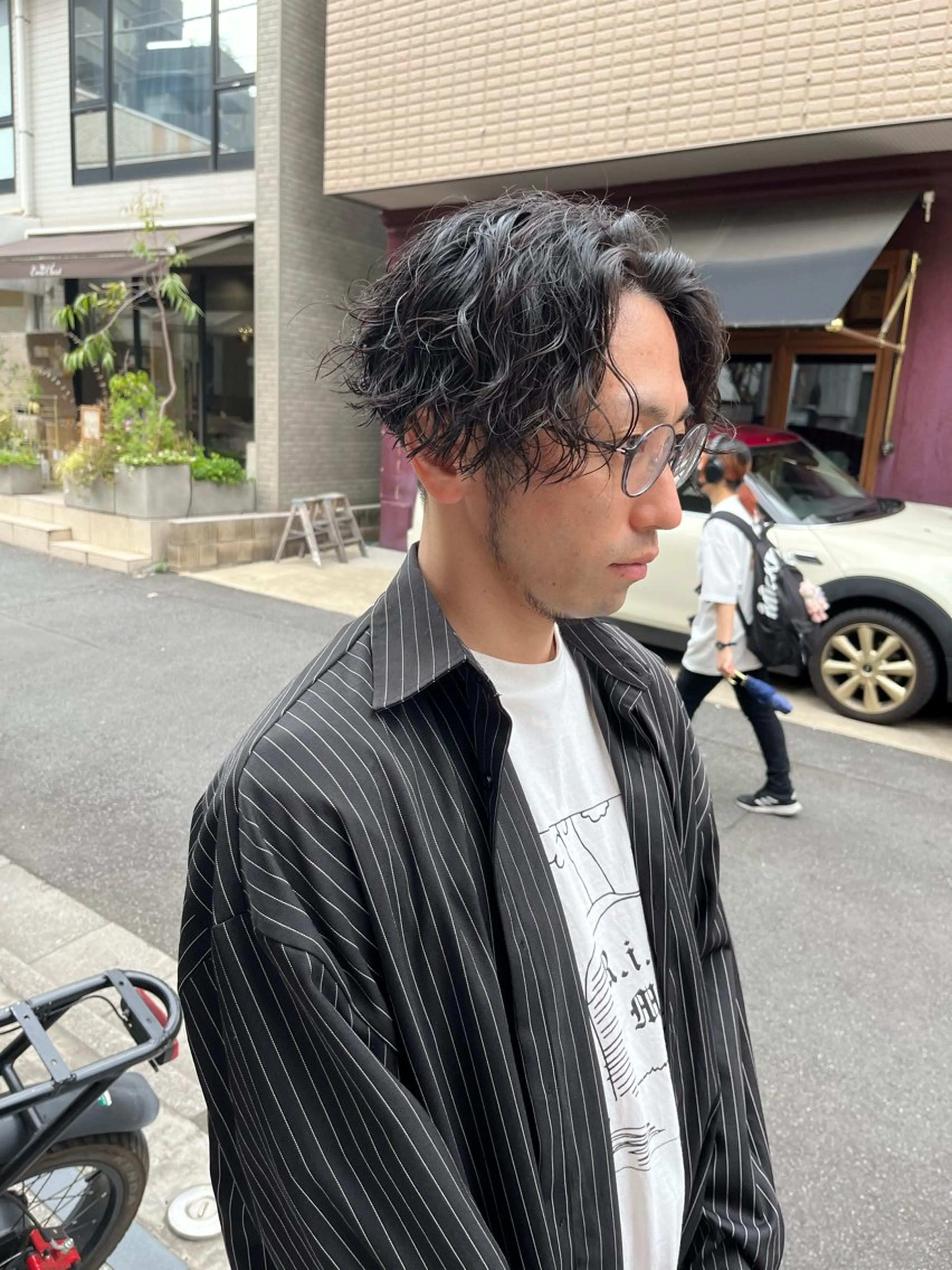 パーマ メンズ カット ヘアカラー パーマ トリートメント ヘッドスパ ヘアセット ハイトーン/美髪矯正 🍃大江拓実のヘアスタイル