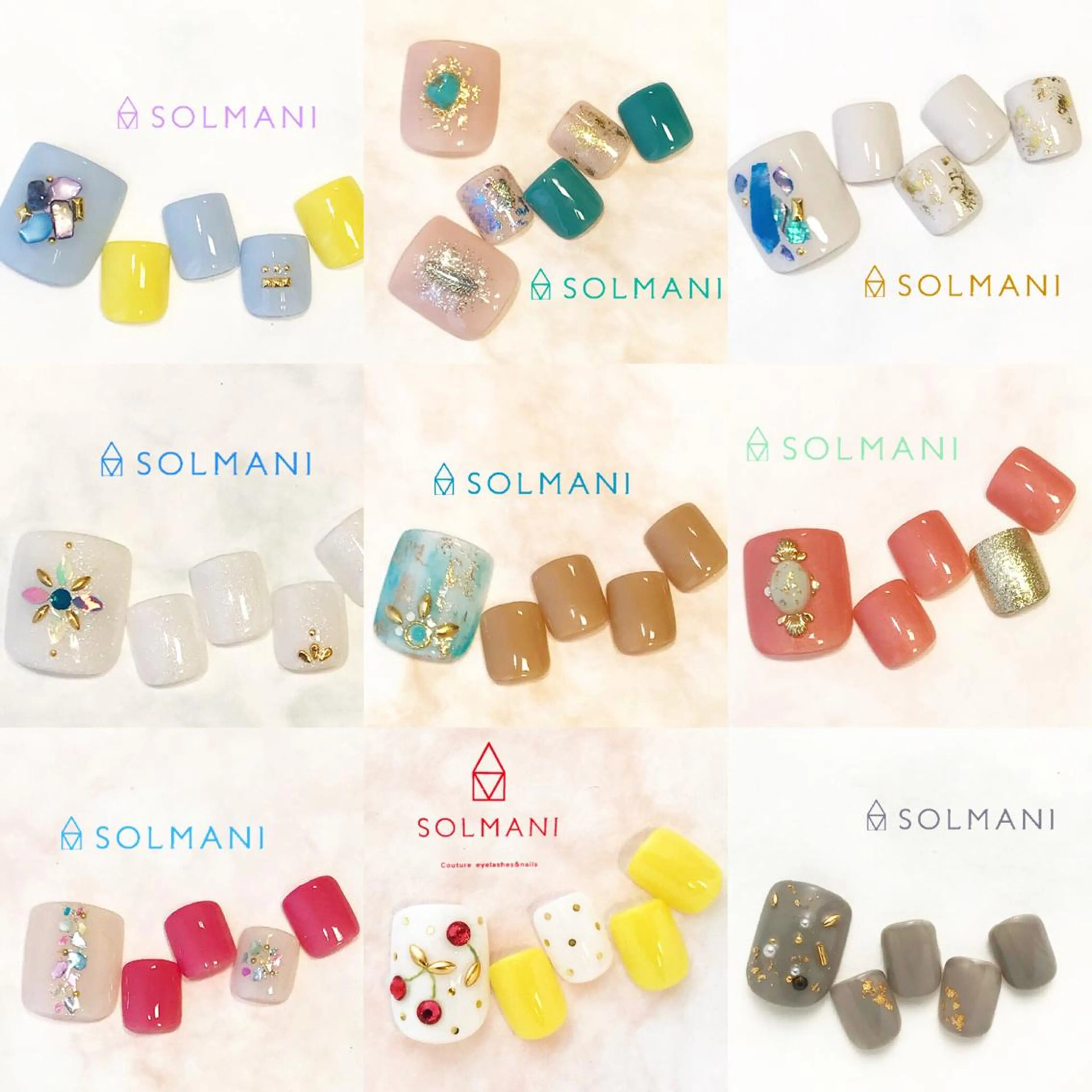 ネイル SOLMANI 予約担当のネイルデザイン