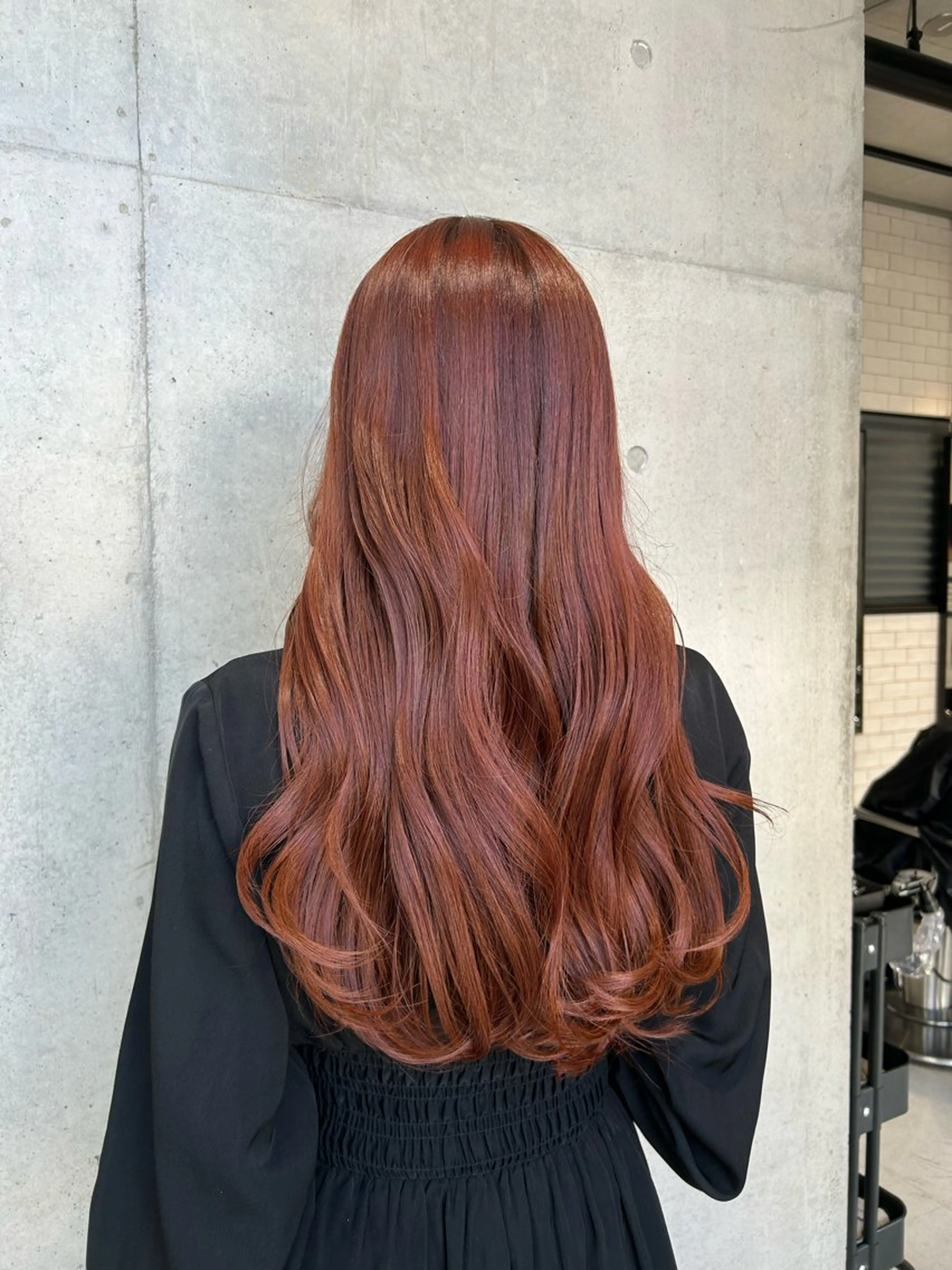 ロング カラー ヘアアレンジ カット ヘアカラー トリートメント ボブ艶モテカラー🫧 カリンのヘアスタイル