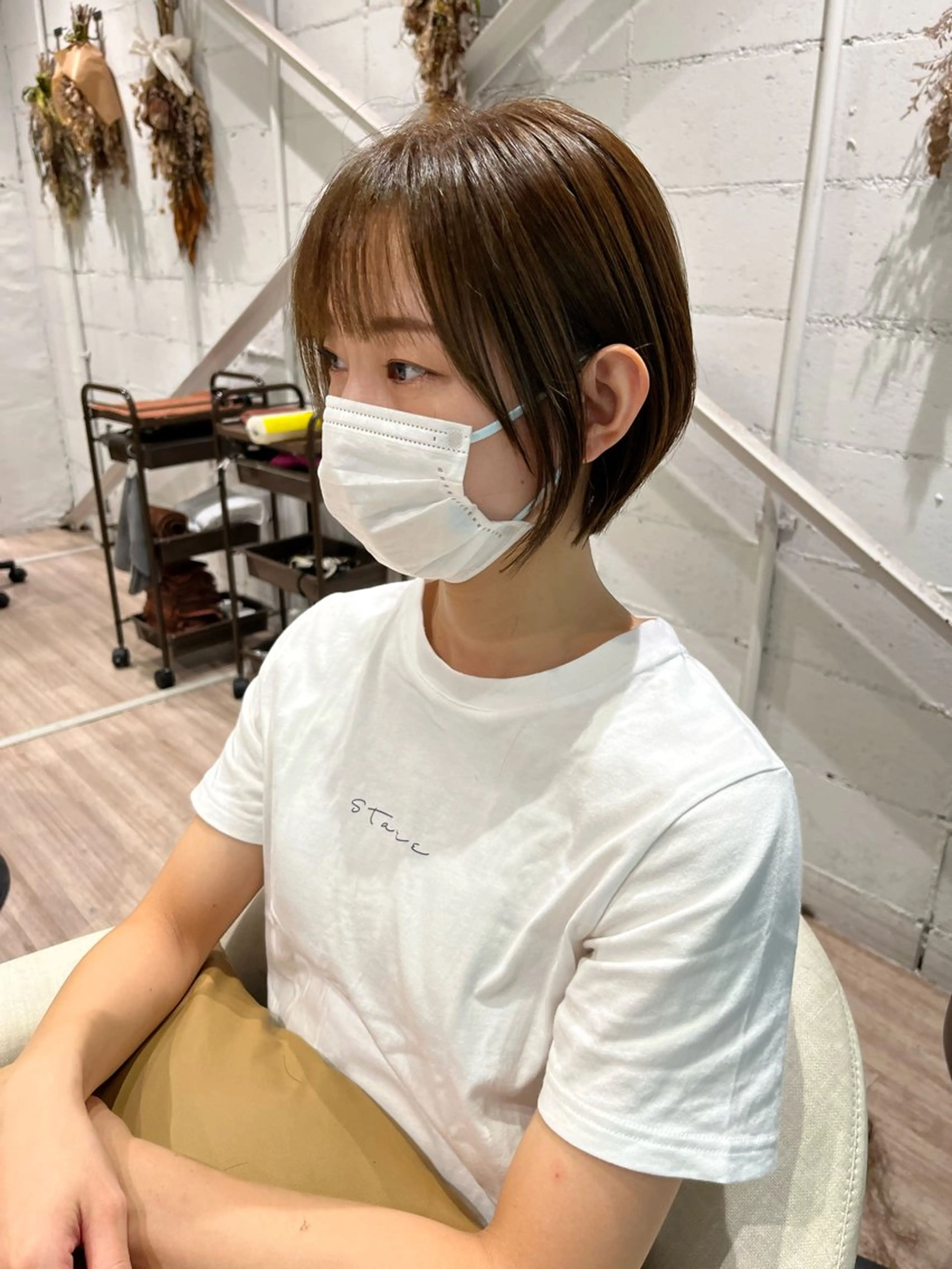 ショート ショート/ボブ 似合わせ/中原のヘアスタイル