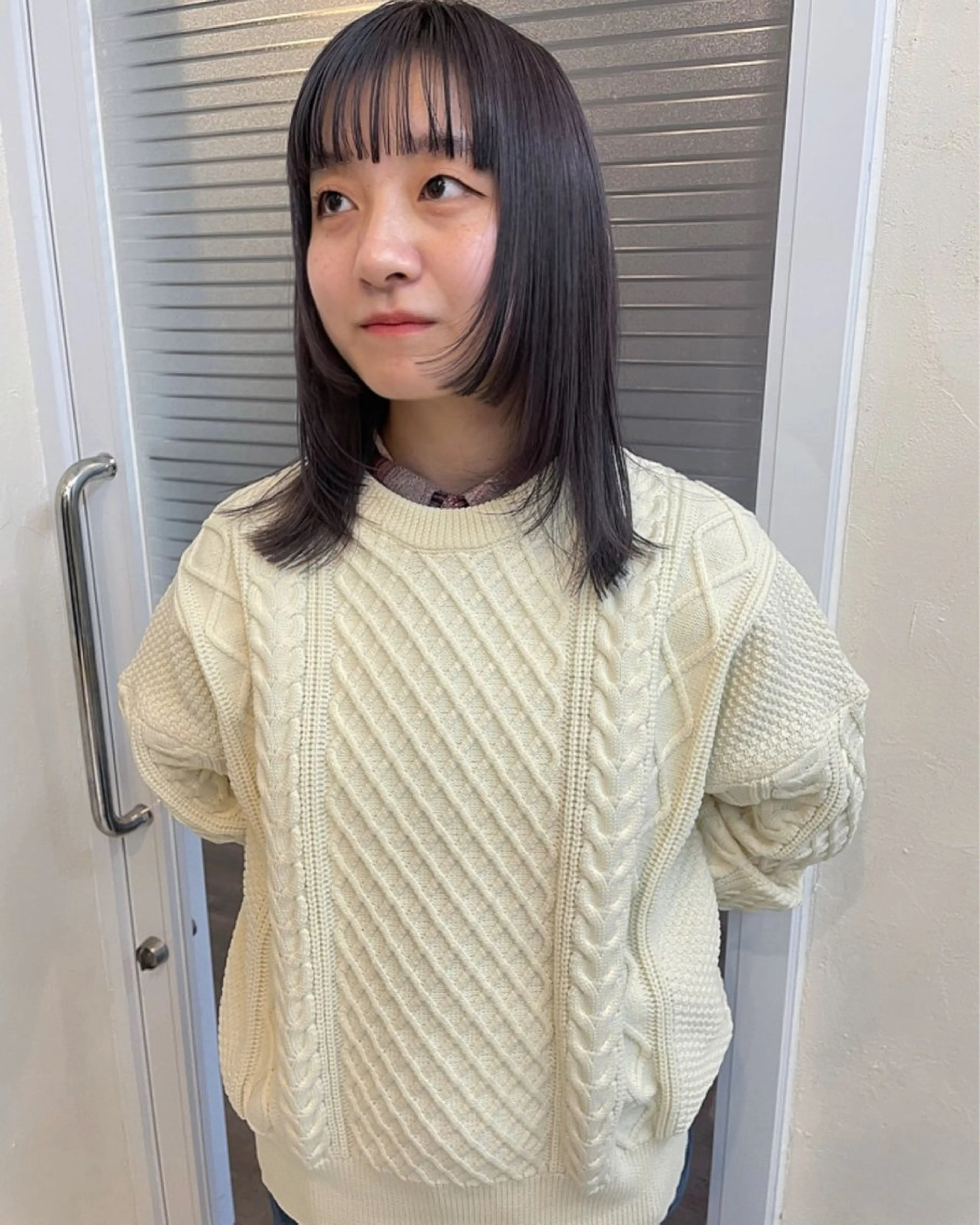 ミディアム カラー カット ヘアカラー iet.所属・ウルフ/ボブ/耳ツボ ジュエリー◎ricoのヘアスタイル