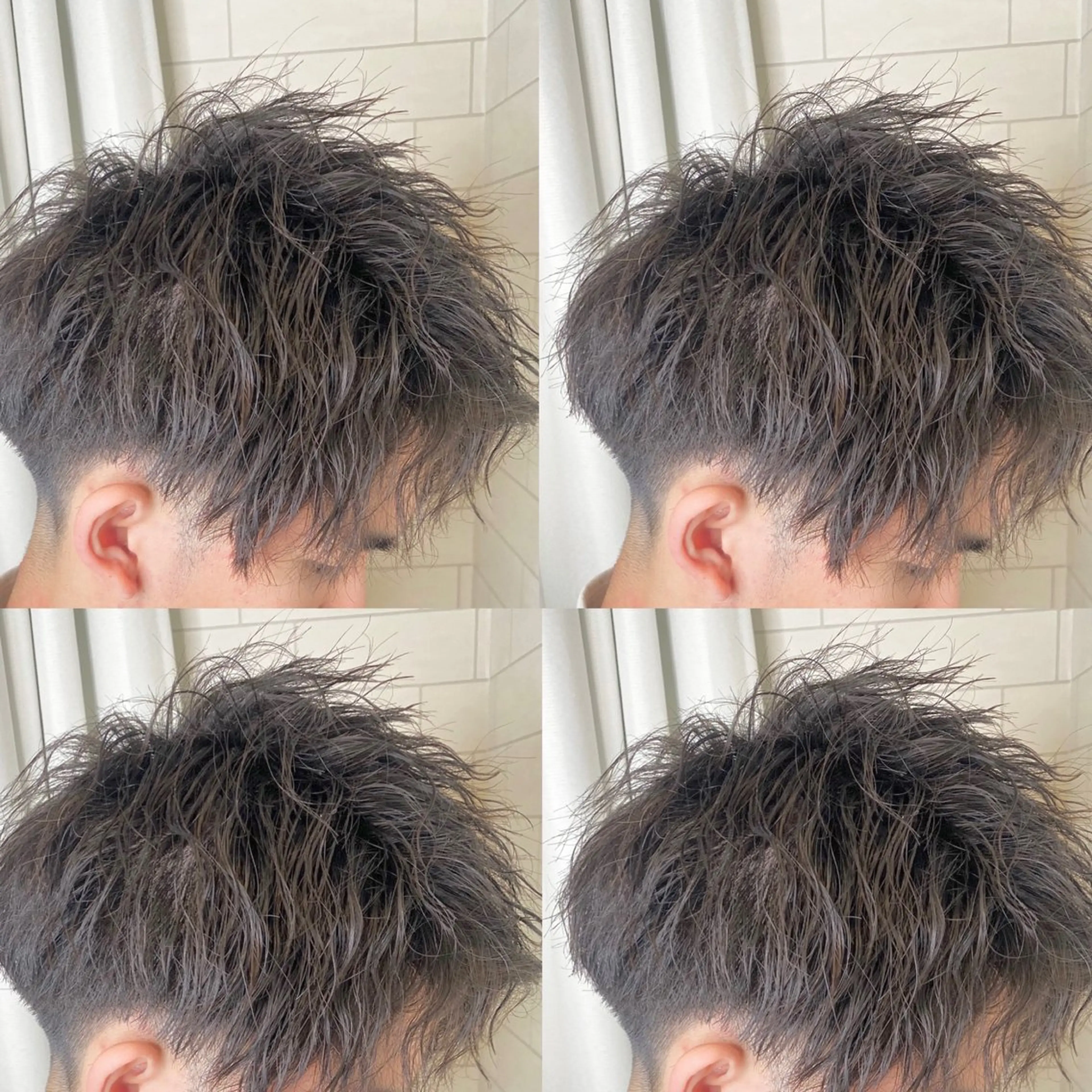 ショート パーマ メンズ メンズパーマ ALPHA  HAIR所属・西院/ TAKAのヘアスタイル