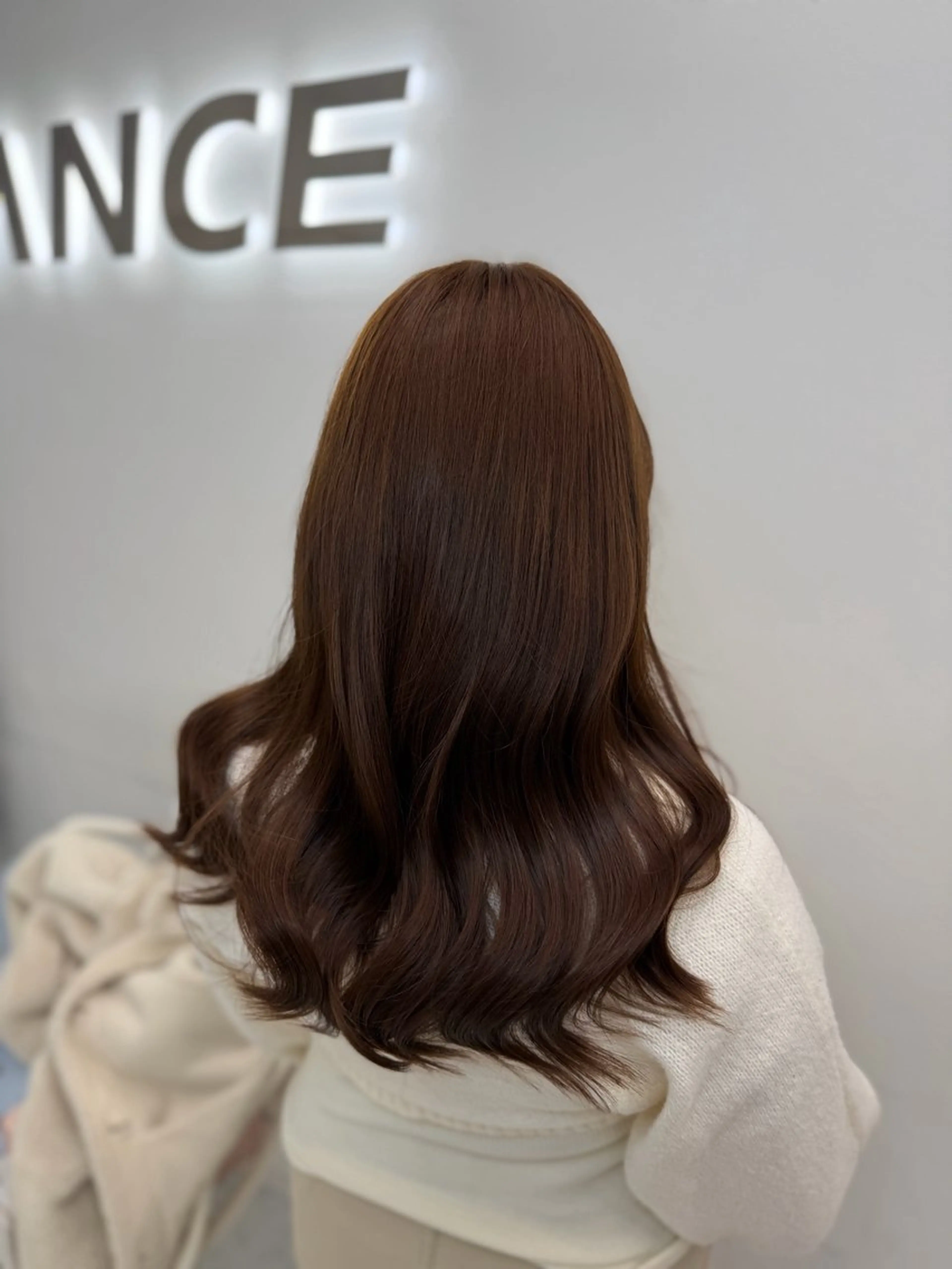 カラー ヘアカラー 透ける透明感カラー 🤍anju🎀のヘアスタイル