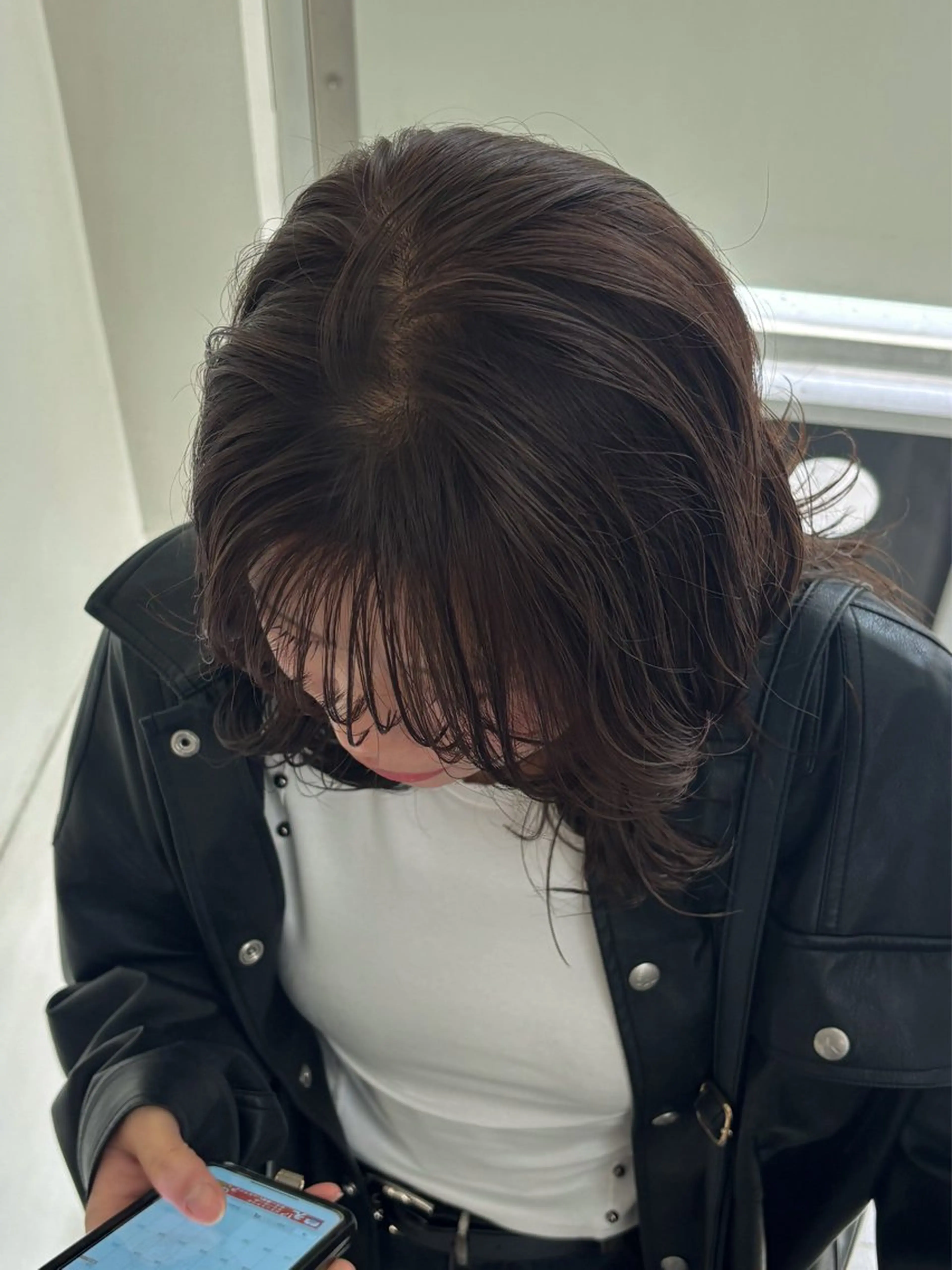 【🍑1番人気メニュー🍑】カット+ケアカラー+4stepトリートメント18700→11000の写真