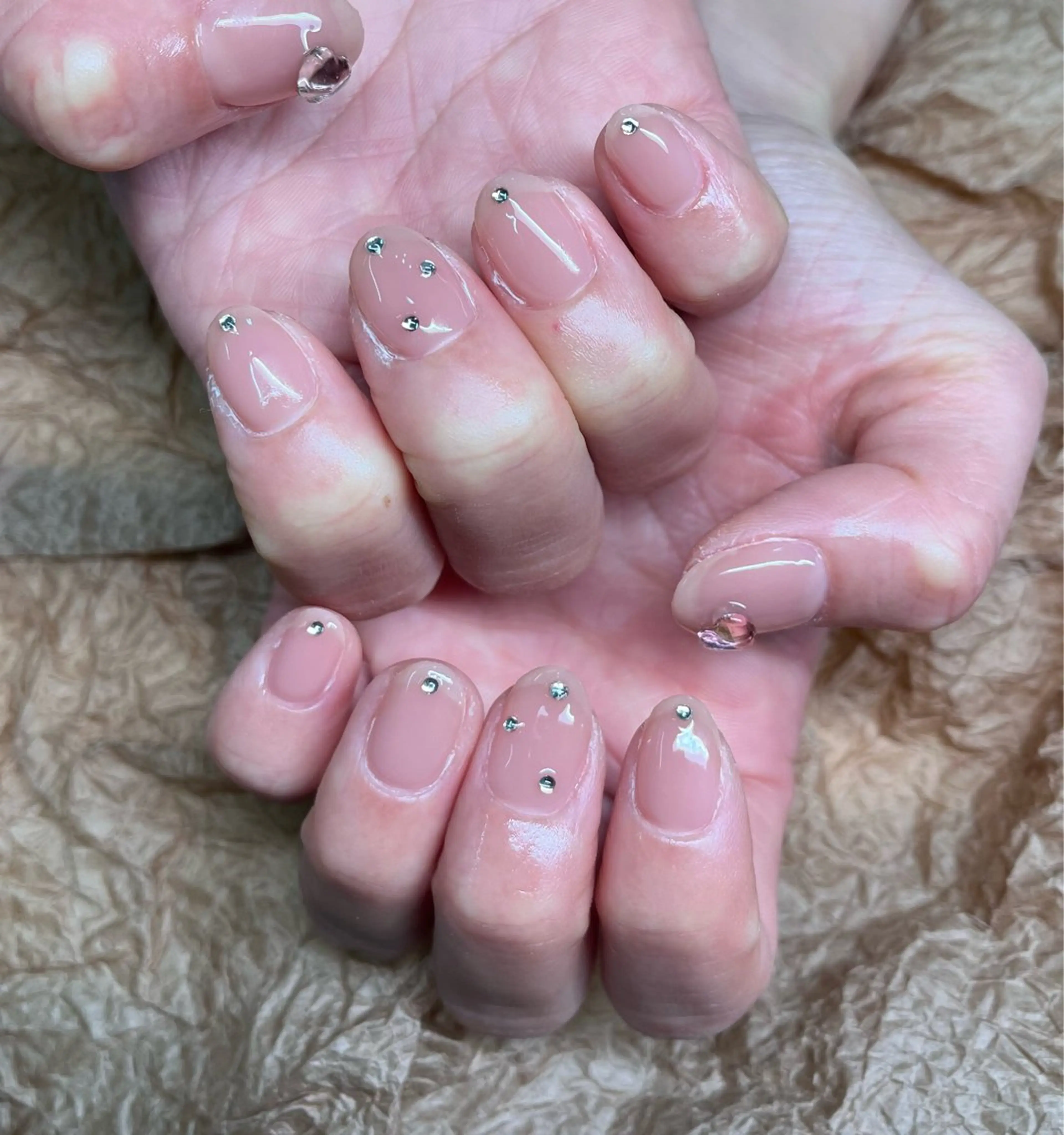 ネイル 持ち込み ワンカラーネイル ワンホンネイル ToliyDeliy Nail Salonのネイルデザイン