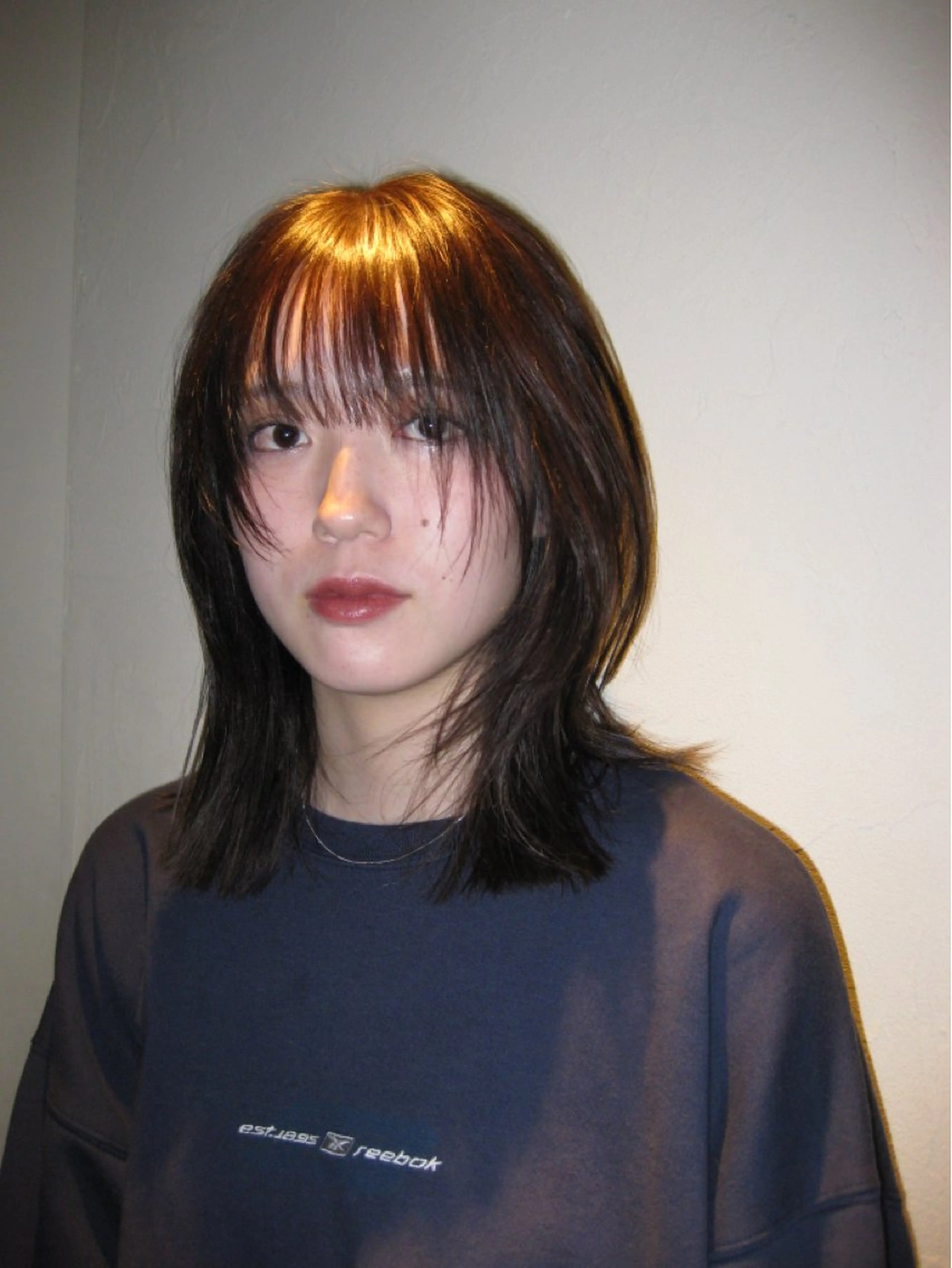 ミディアム カラー 今井 香奈恵のヘアスタイル