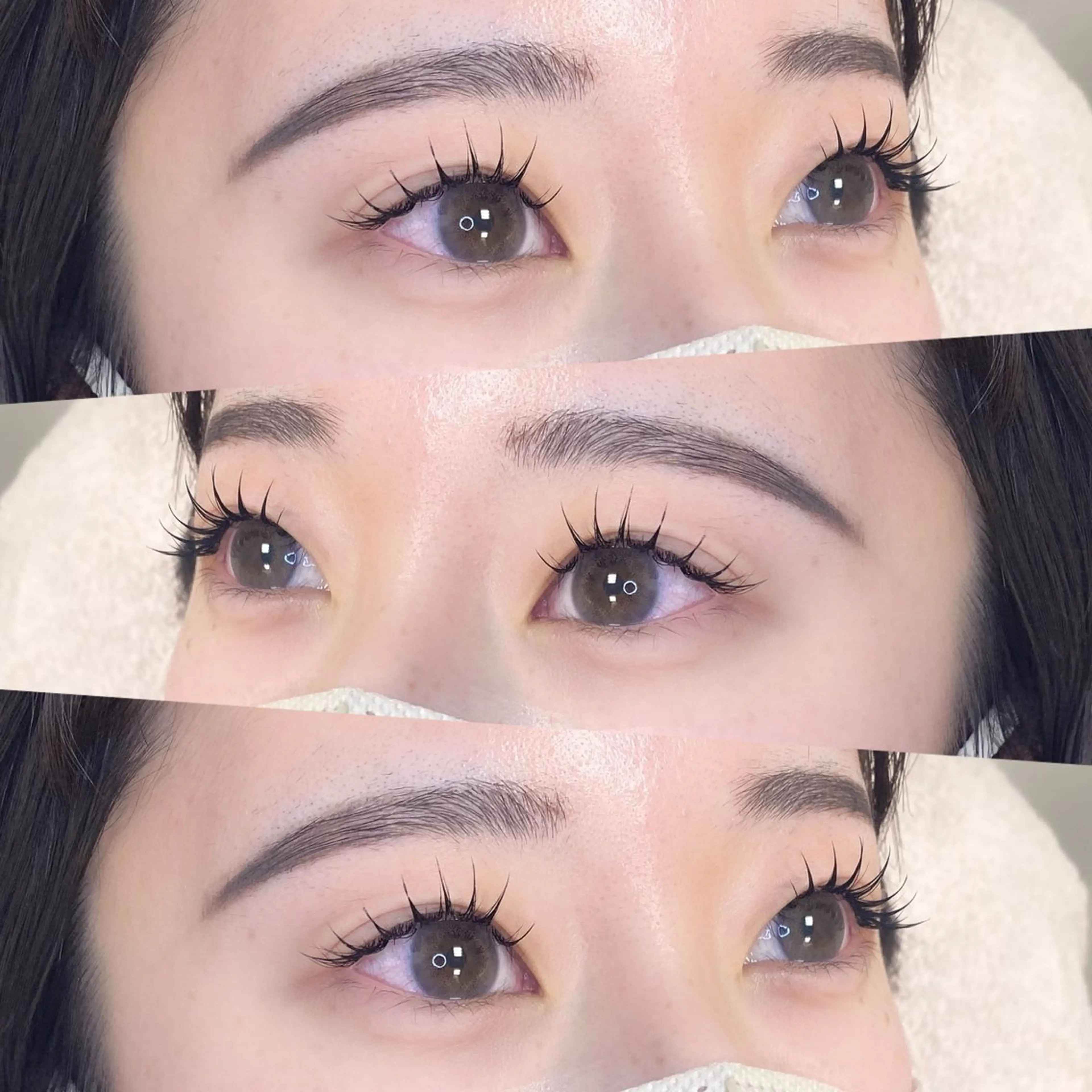 マツエク・マツパ 束感まつ毛 フラットラッシュ 韓国風マツエク パリジェンヌラッシュリフト まつげパーマ マツパ viviAiles ♡⃛ Ruiのマツエク・マツパデザイン