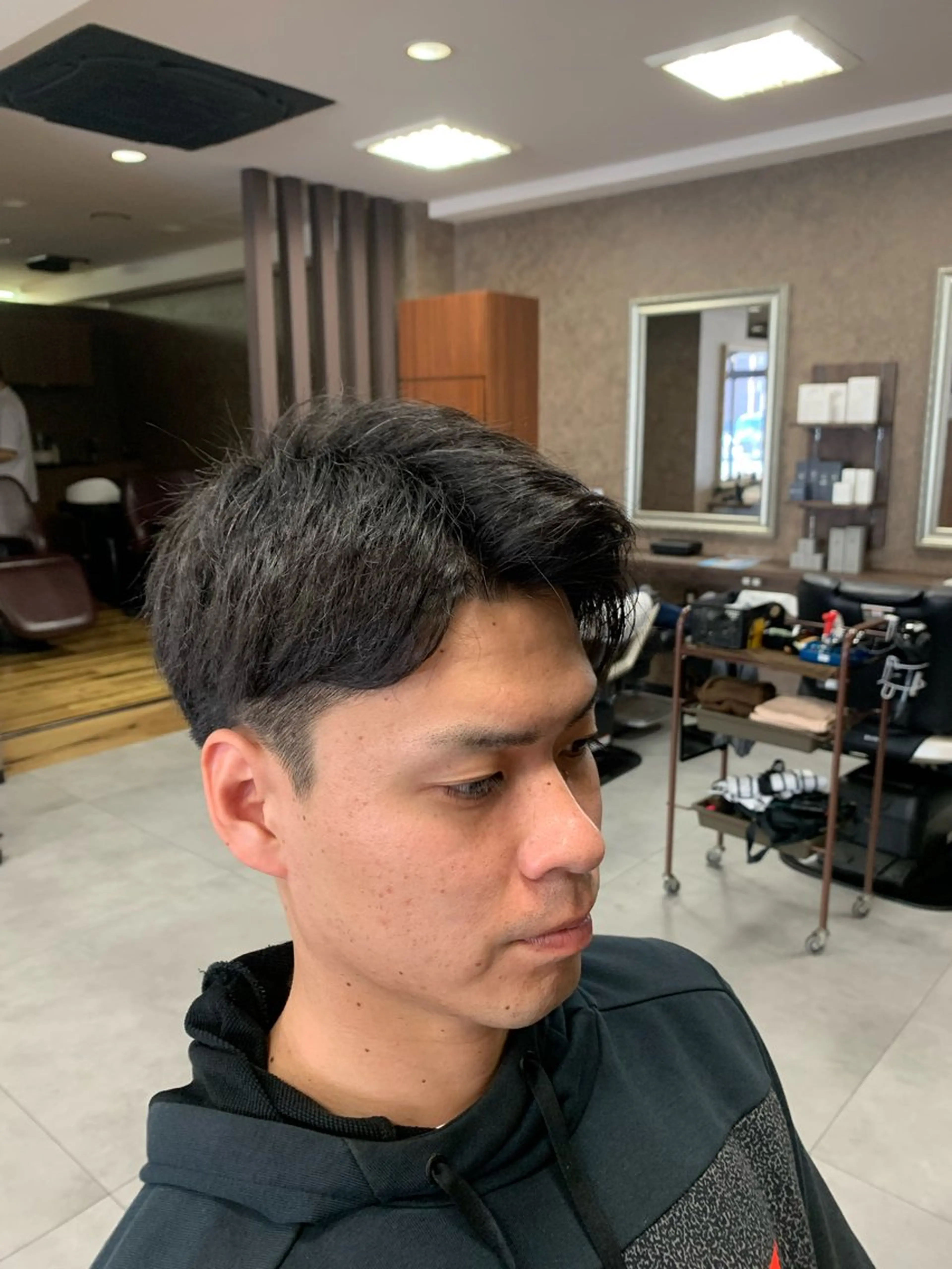 メンズ バーバーショップ涼桜新町店所属・田中大 パーマ/メンズカットのヘアスタイル