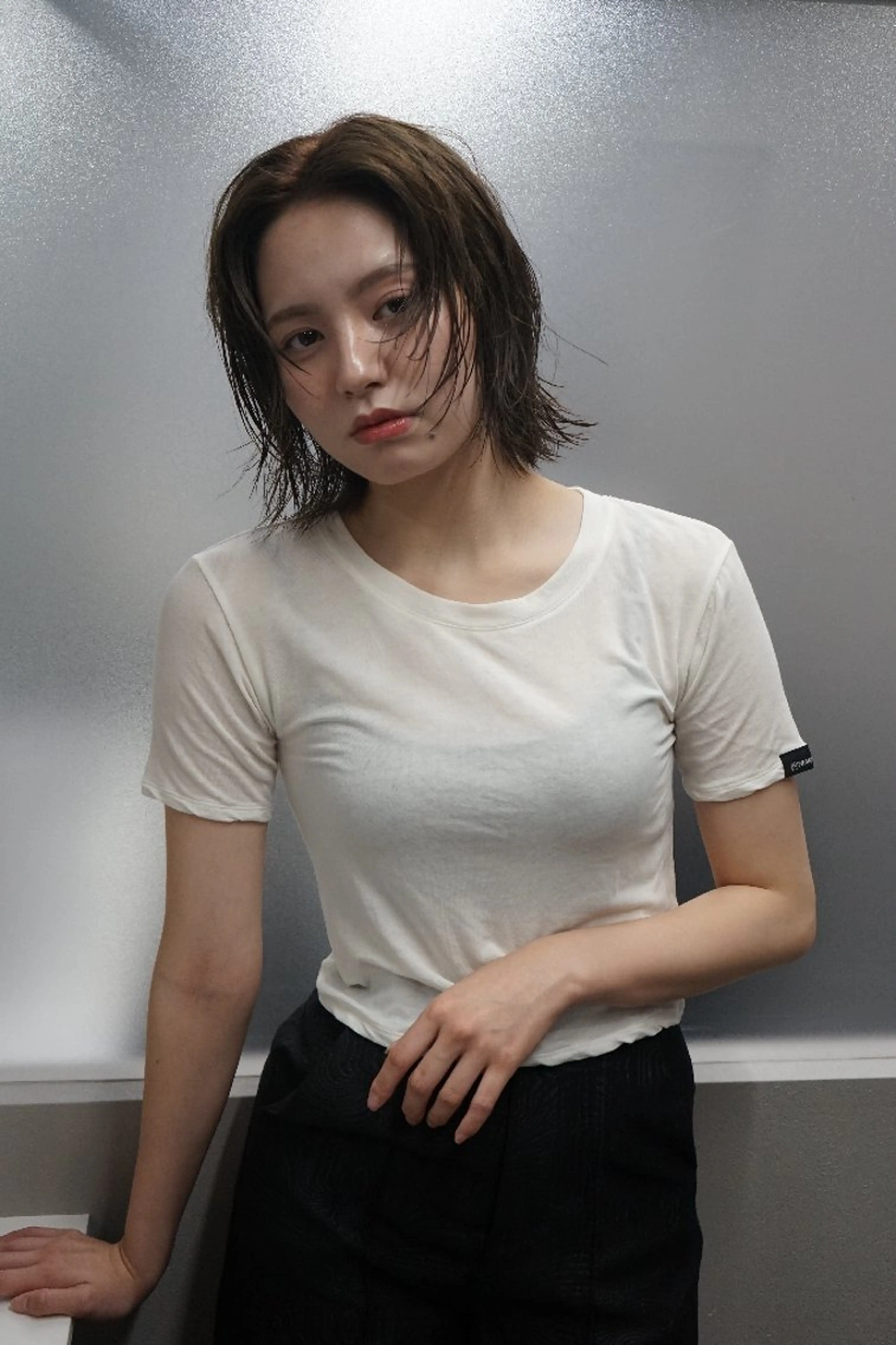 ミディアム OMA　片岸 信征のヘアスタイル