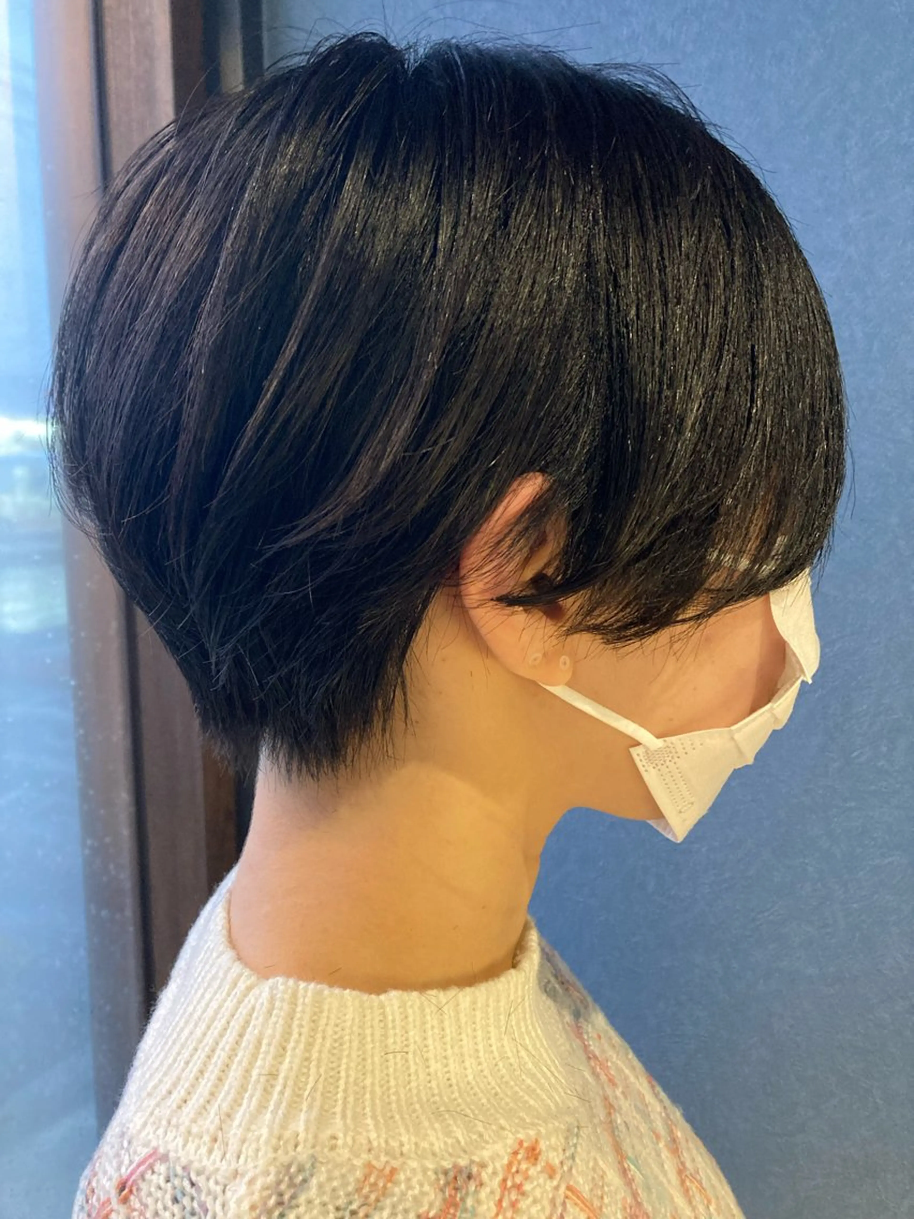 ショート ハンサムショート ショートヘア ✨白髪ぼかし 🍀MINAKO☆のヘアスタイル