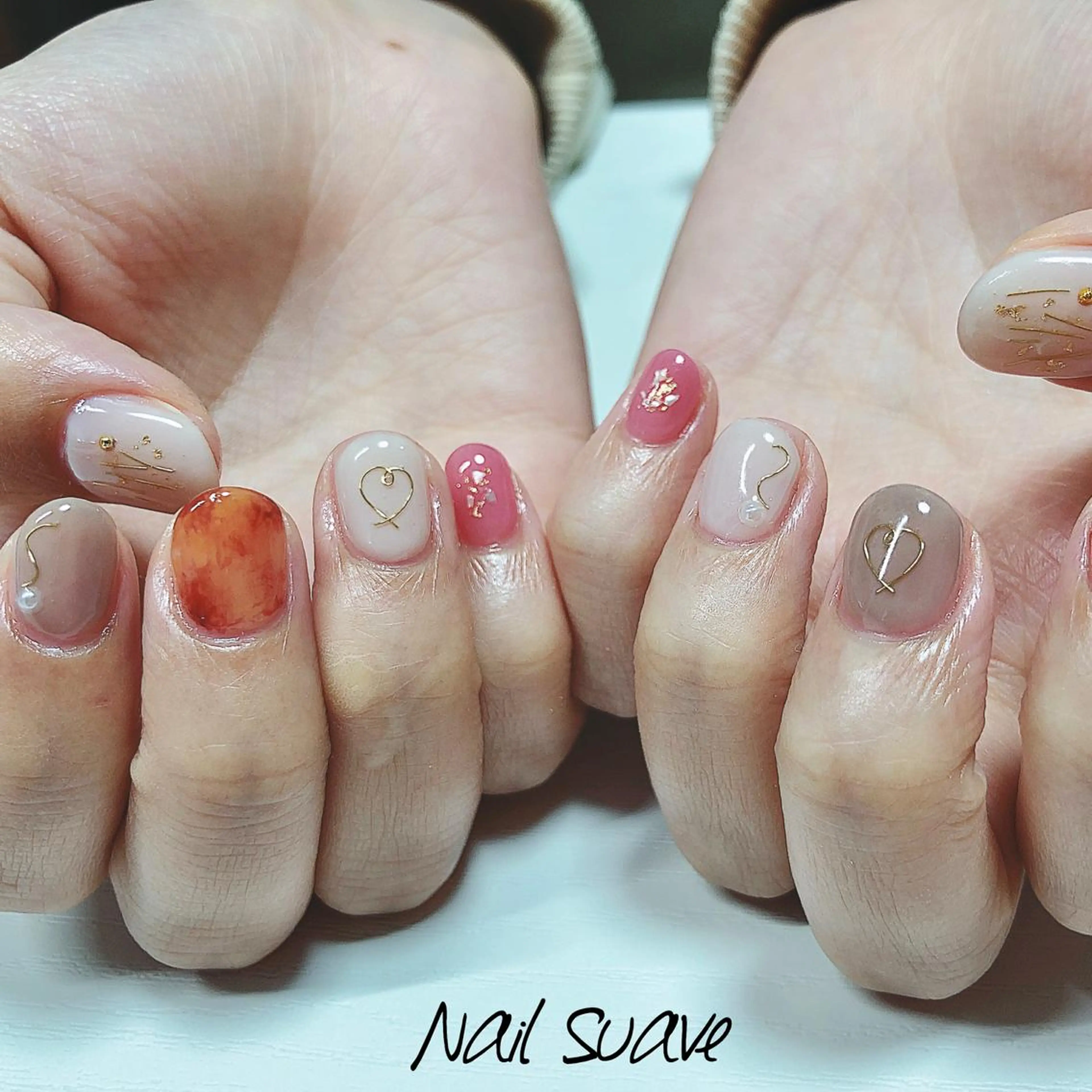 ネイル べっ甲ネイル Nail Suave (シュアーヴ)のネイルデザイン