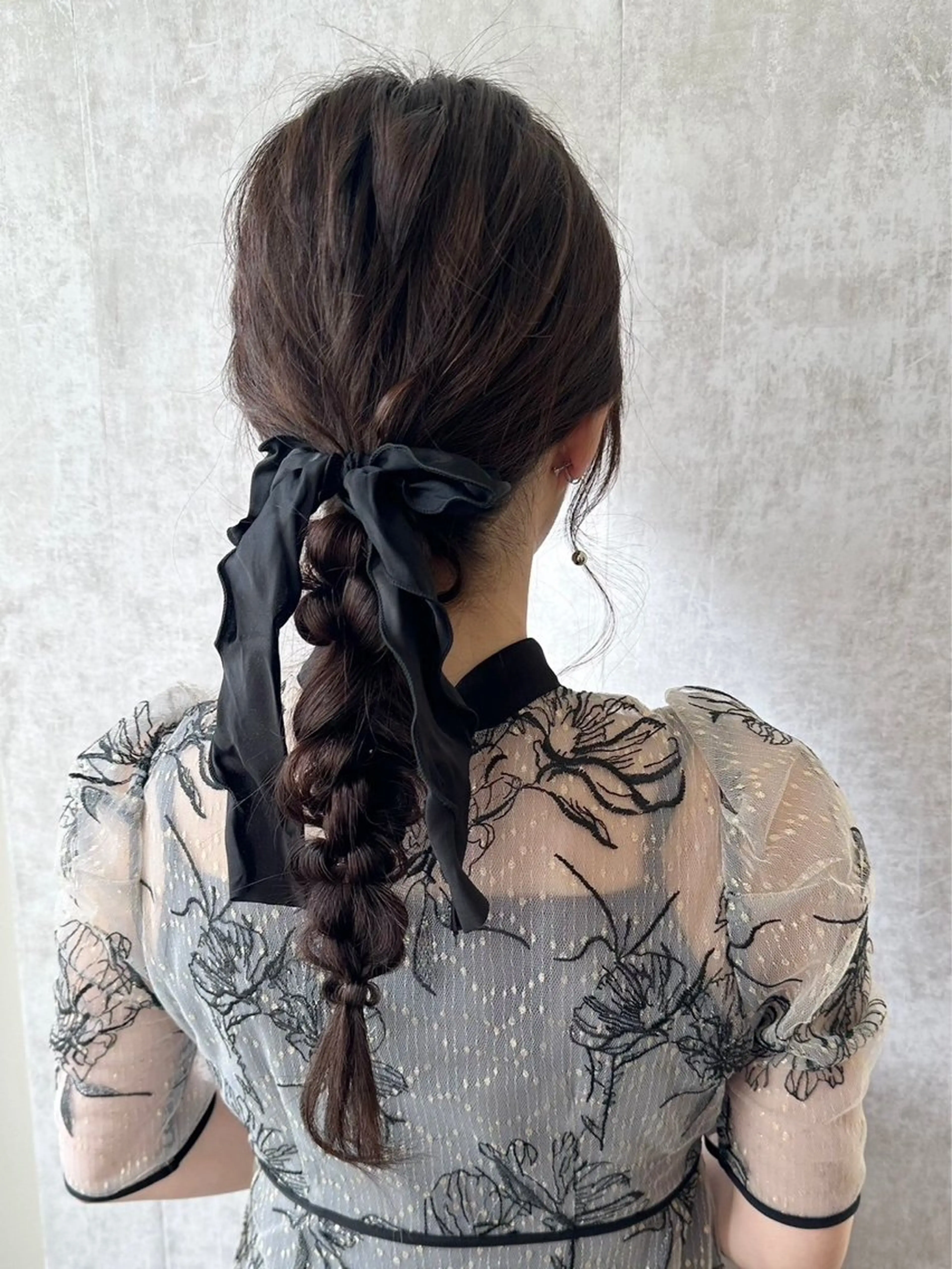 ロング ヘアアレンジ ヘアセット 羽エクステ/シール エクステ/横浜駅5分のヘアスタイル