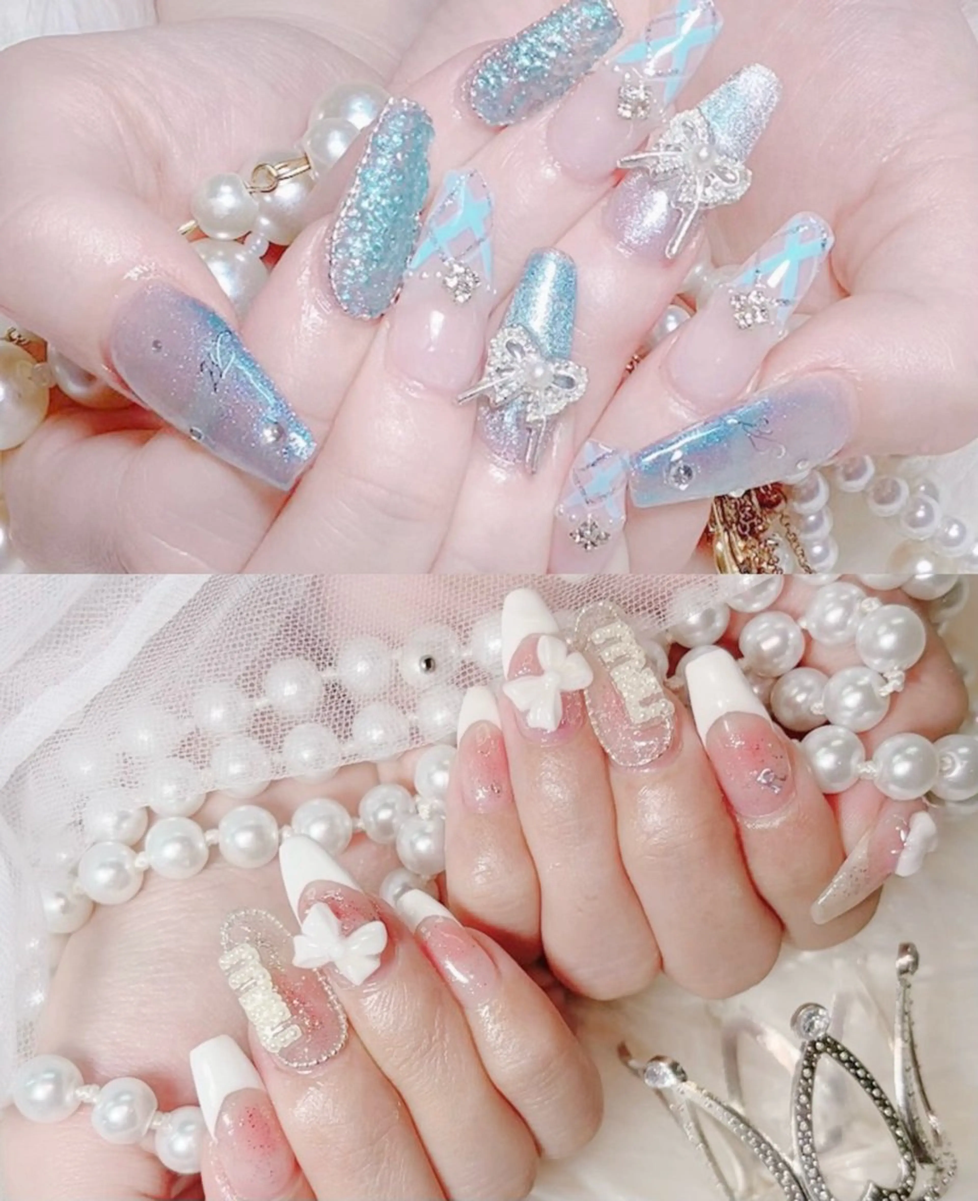 セミロング ハンドネイル Hanaai Salon新宿店のネイルデザイン