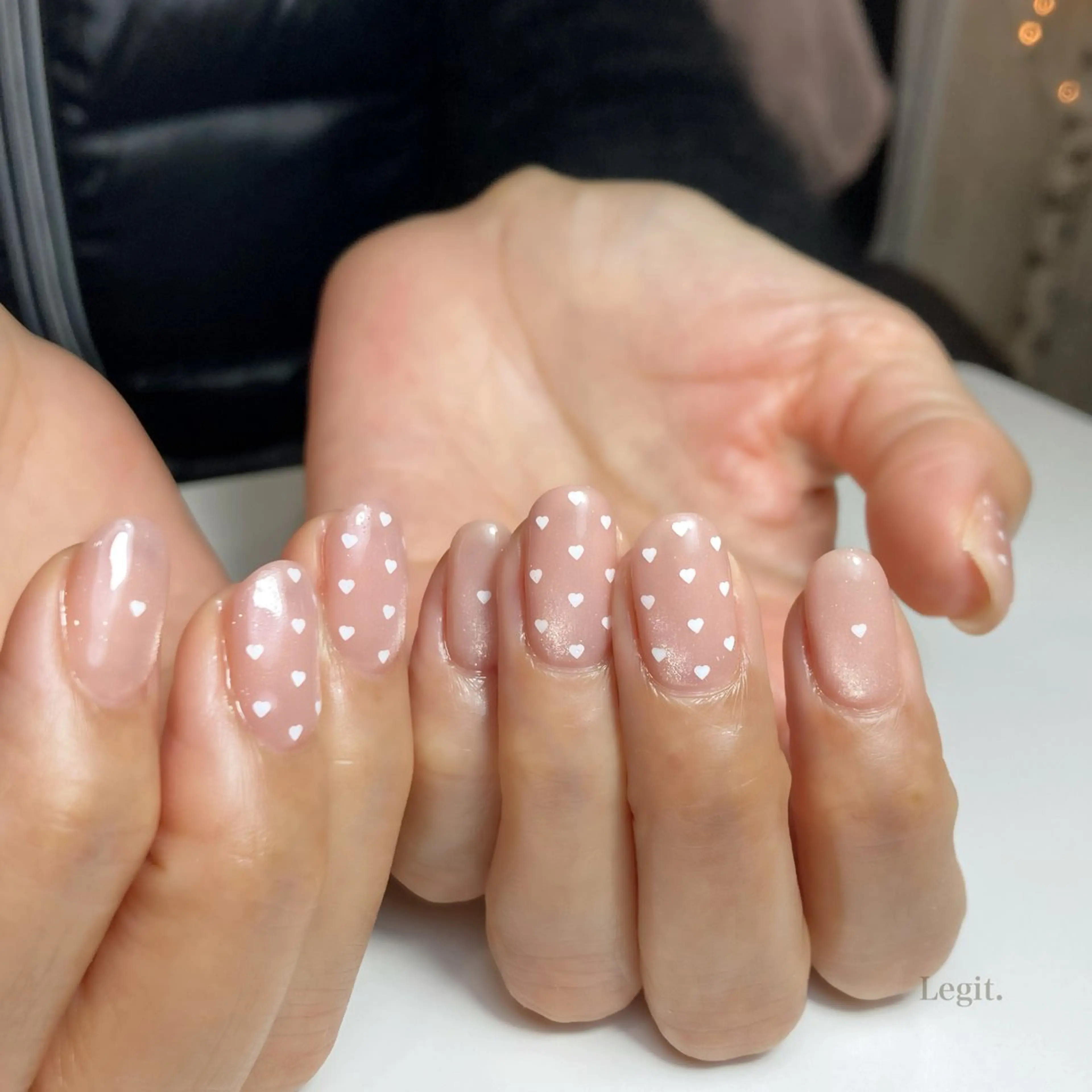 ネイル ハート Legit nail salonのネイルデザイン